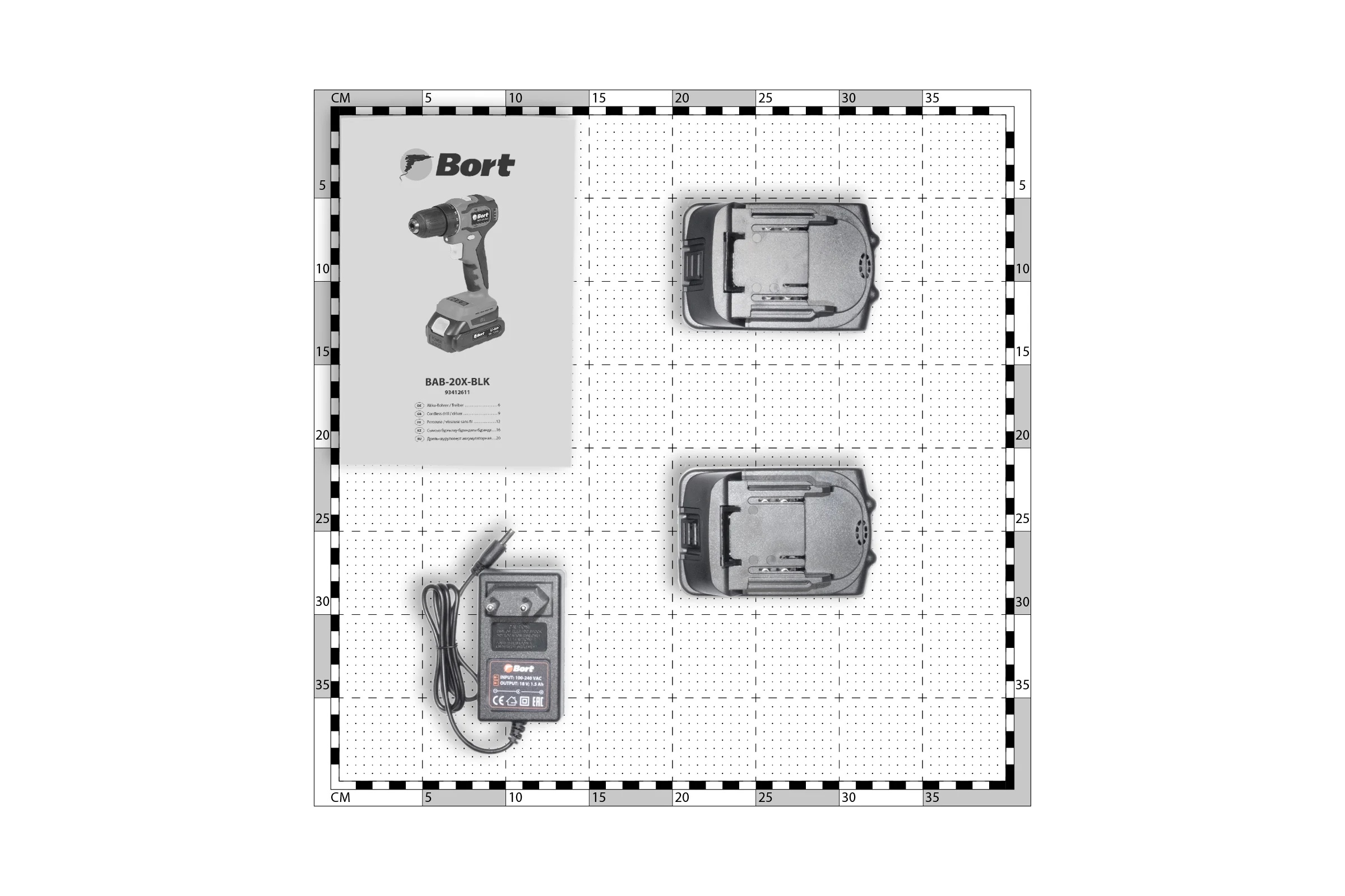 Аккумуляторная дрель-шуруповерт BORT BAB-20X-BLK 93412611