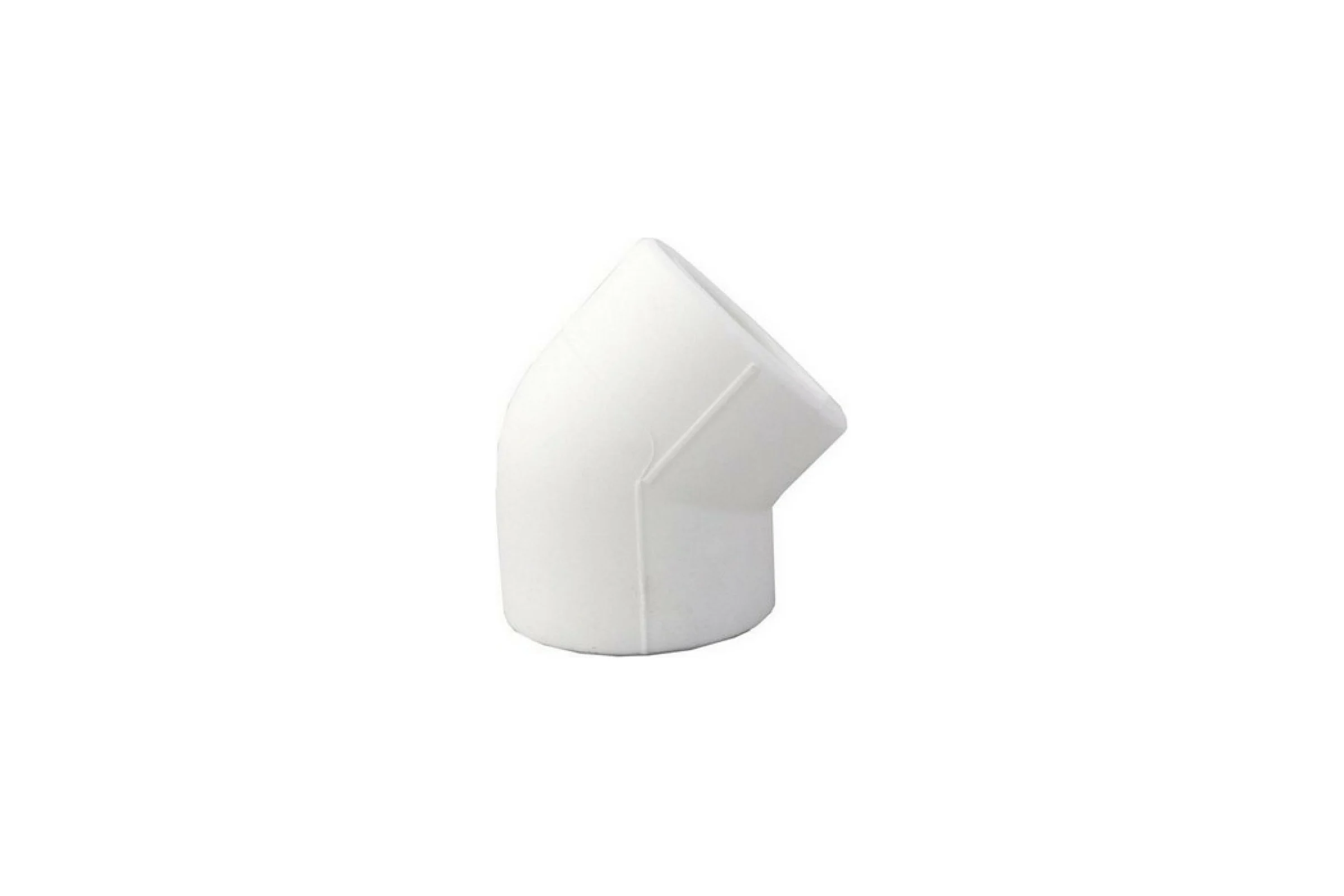 Угольник MeerPlast PP-RC белый Дн90 Ру25 45гр под пайку D200-00992