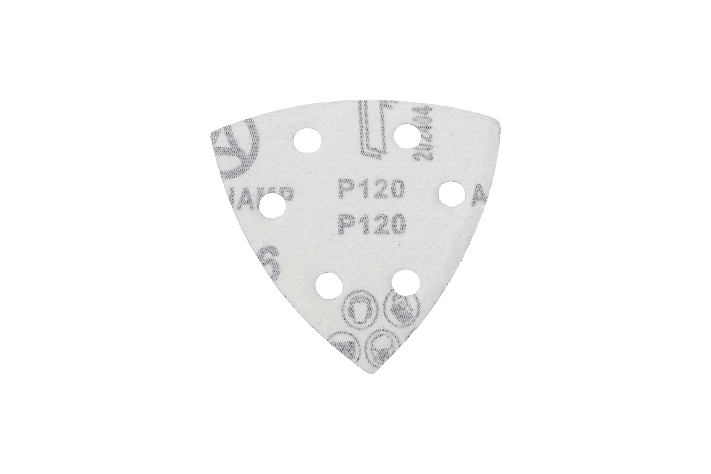 Треугольный шлифовальный лист Vitatools 90 мм, Р120 T-P120-90-6