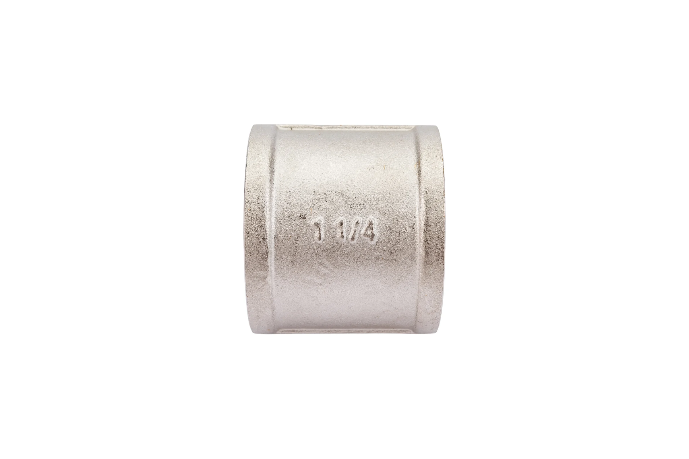 Муфта STI латунная Ду32 (1 1/4") Ру16 никелированная D270-00419