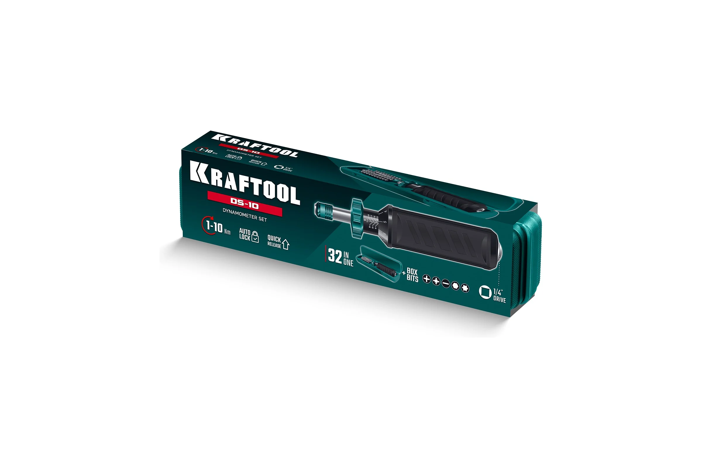 Динамометрическая отвертка KRAFTOOL 1-10 Нм 64037