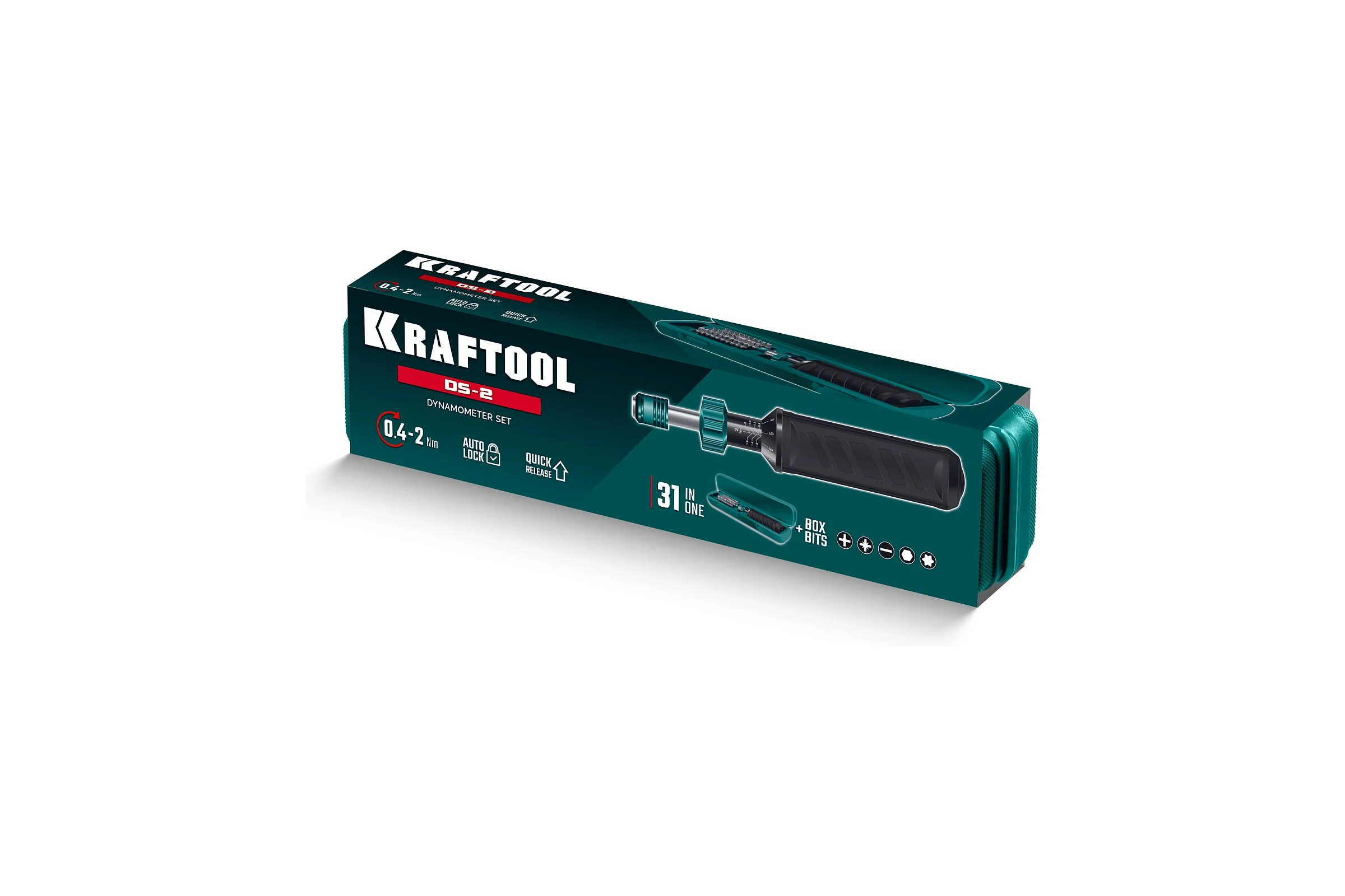 Динамометрическая отвертка KRAFTOOL 0.4-2 Нм 64034