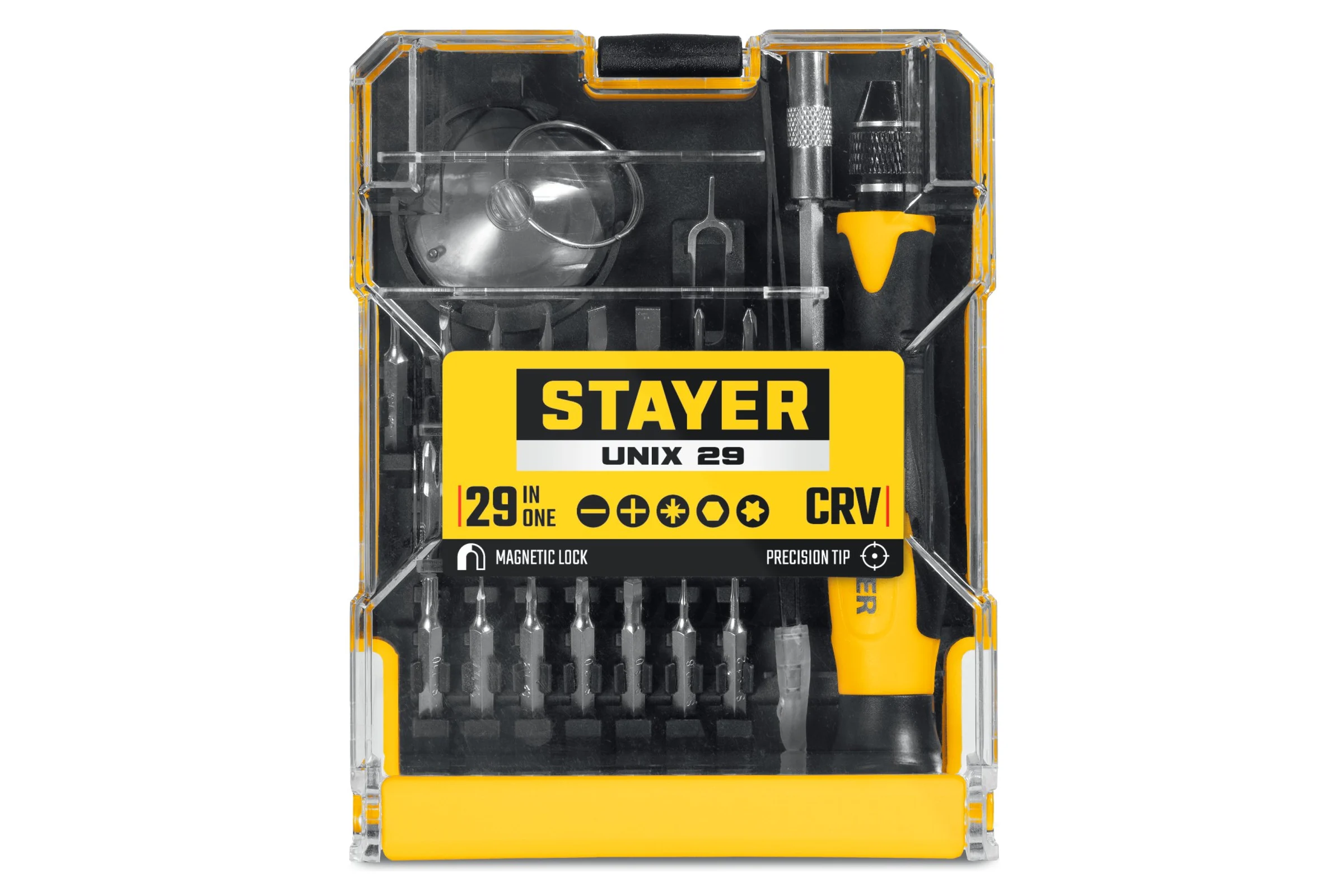 Набор для точных работ STAYER Unix-29 25614