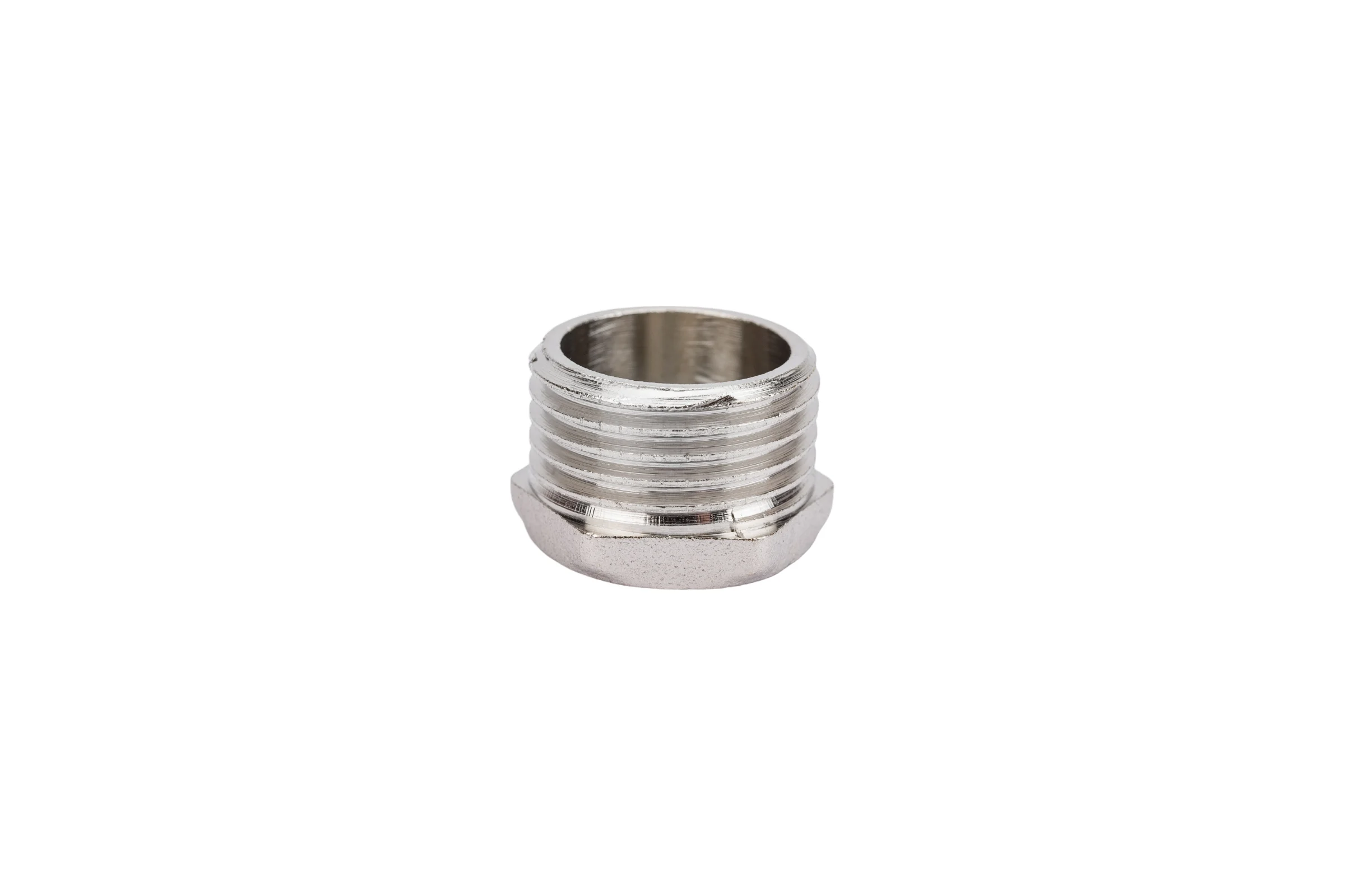 Латунная заглушка STI Ду15 (1/2") Ру16 наружная резьба никелированная D270-00246