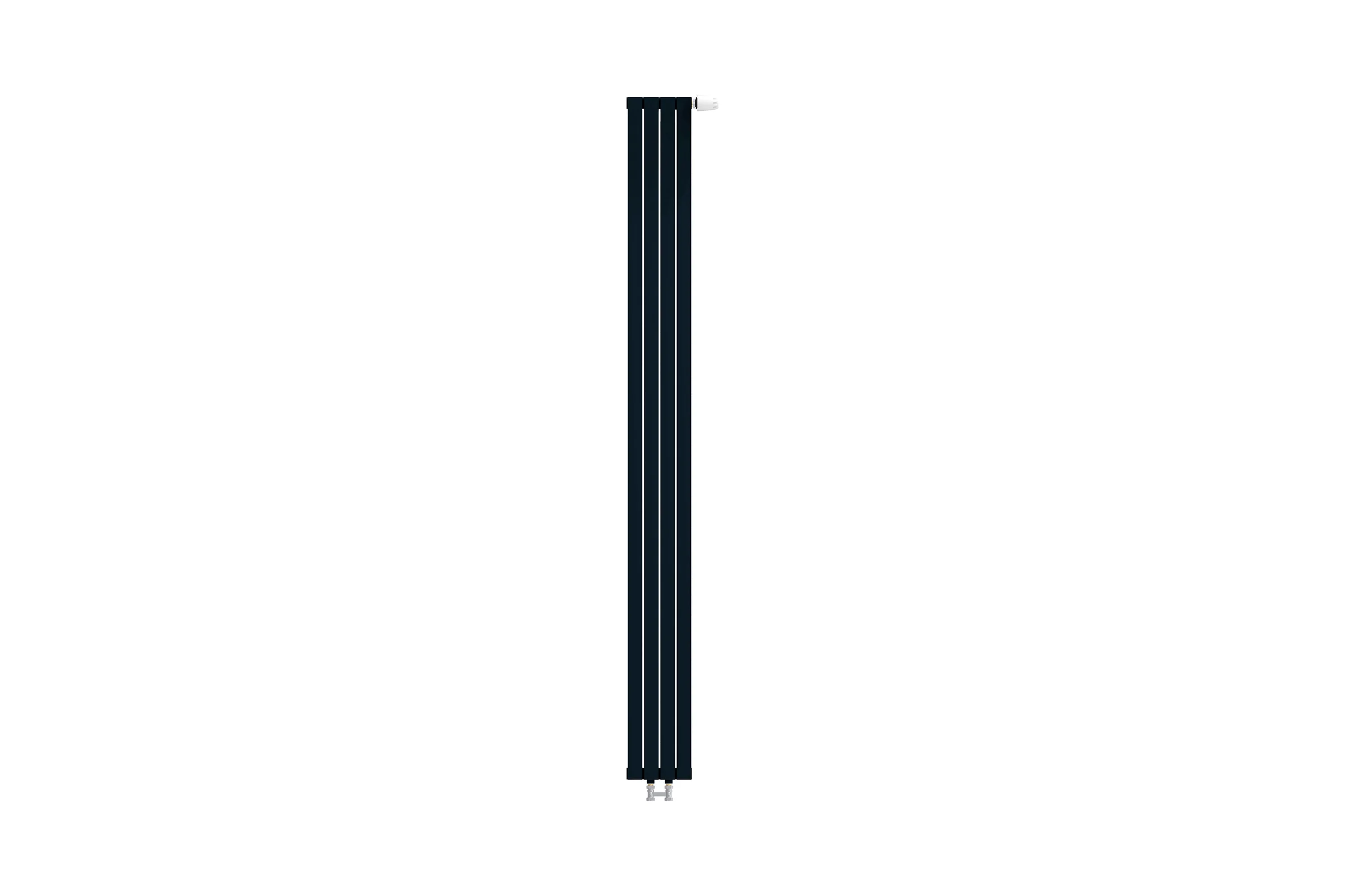 Радиатор КЗТО Соло В 1 -1750-4 нп прав RAL9005 матовый СВ117504НПRAL9005М