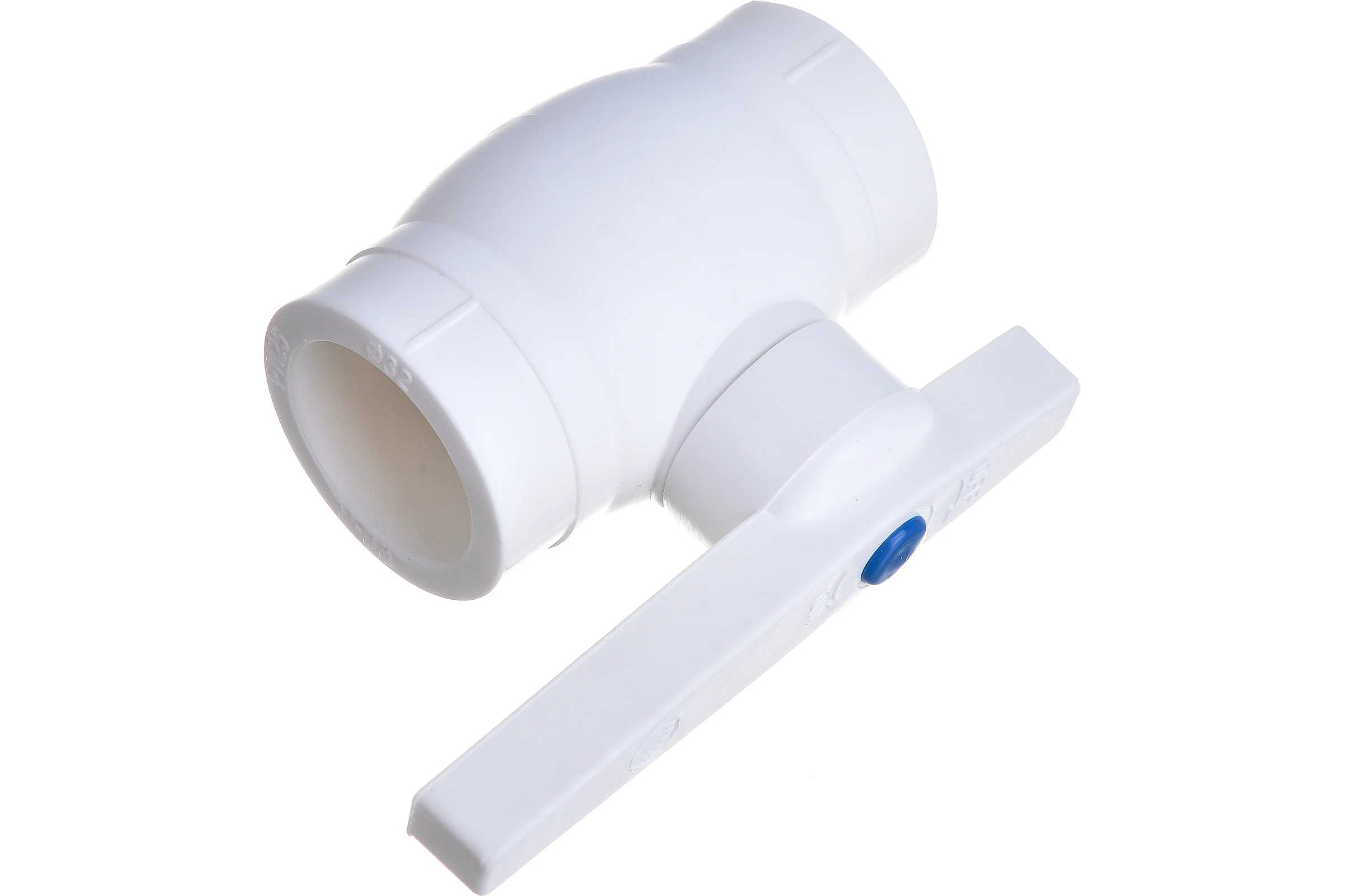 Шаровой кран MeerPlast полипропиленовый PPRC Ду32 Ру25 под приварку D200-00038