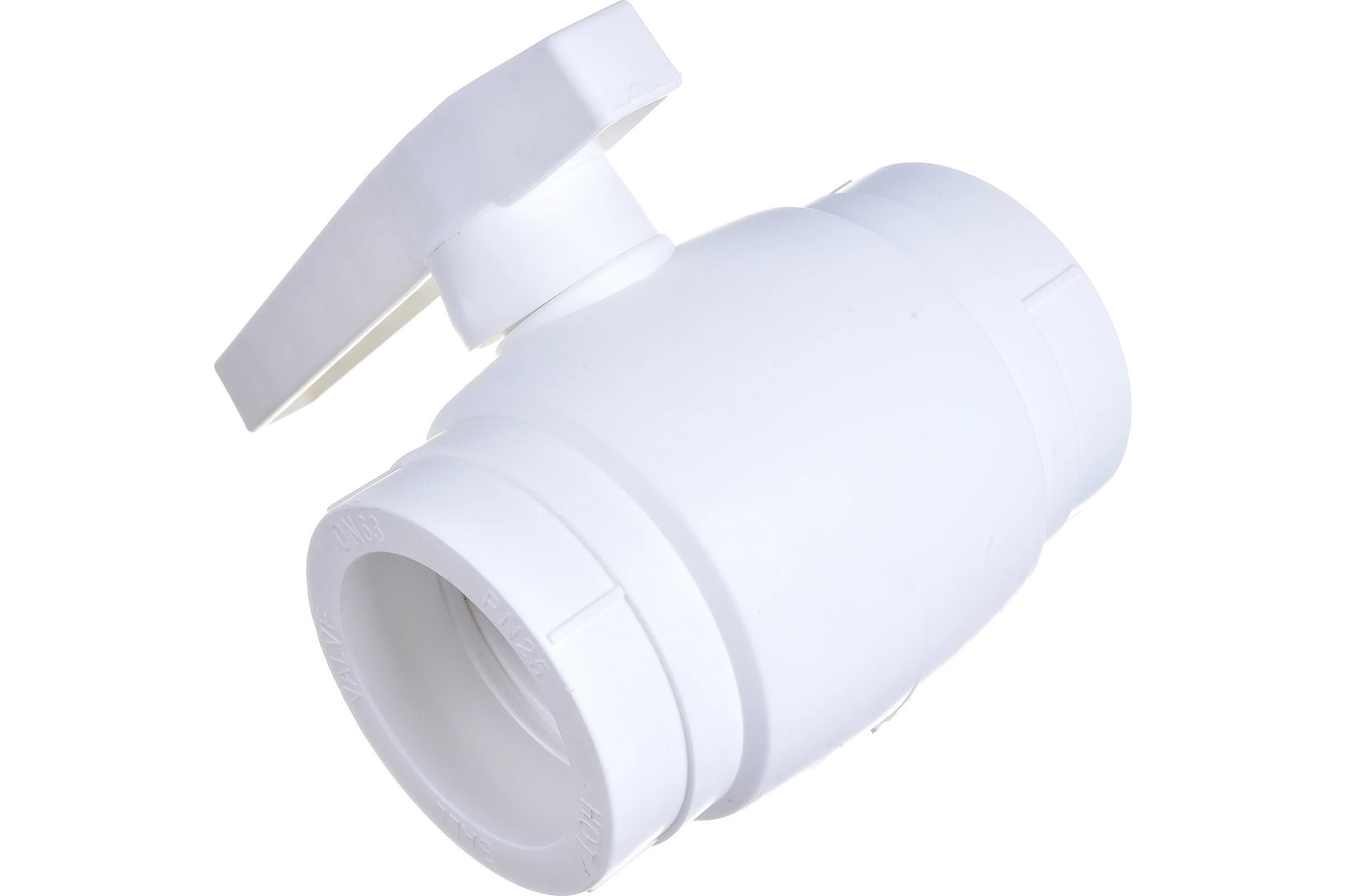 Шаровой кран MeerPlast полипропиленовый PPRC Ду63 Ру25 под приварку D200-00041
