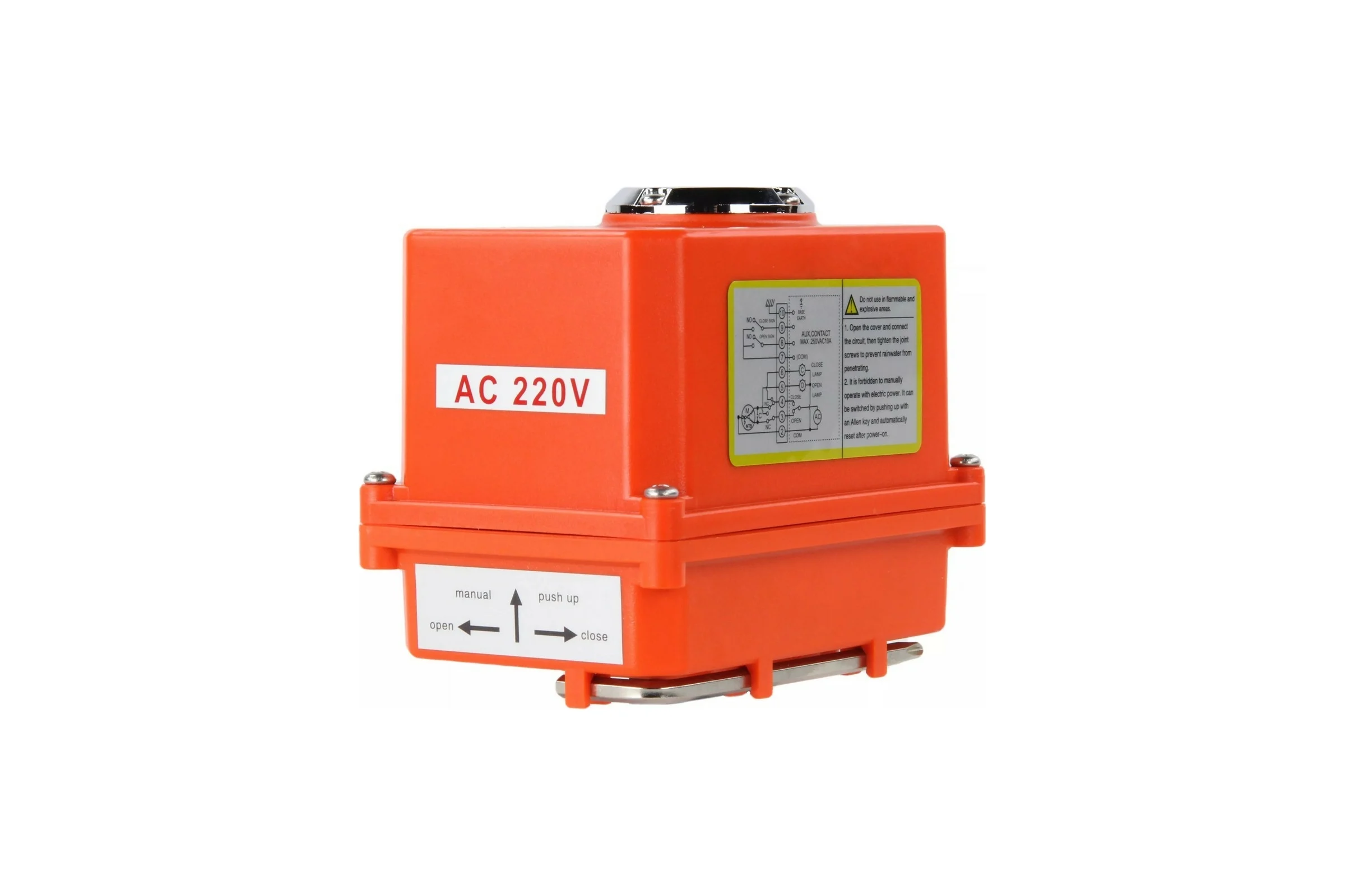 Четвертьоборотный электропривод DN.ru QT-003 220В MINI D300-00408