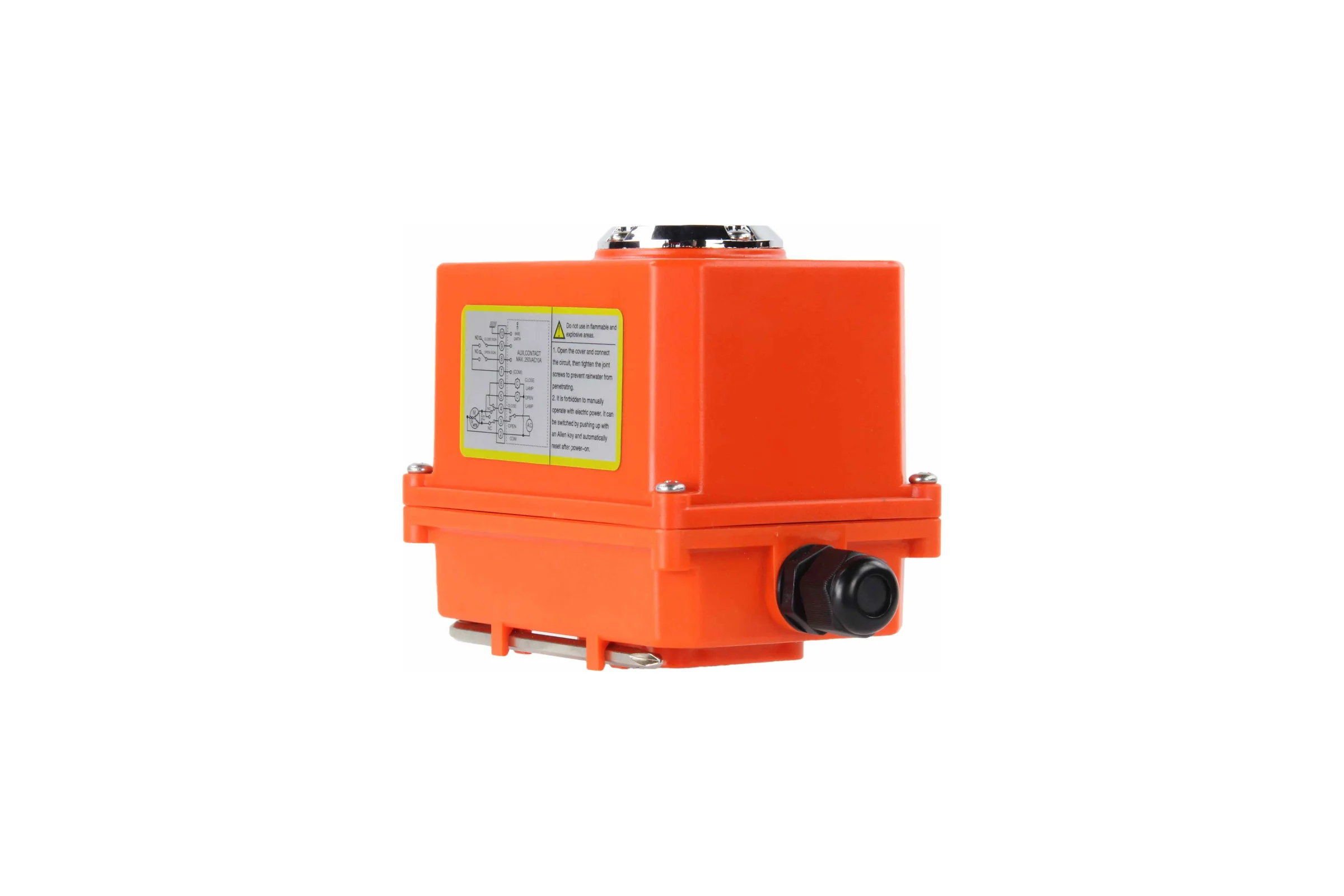 Четвертьоборотный электропривод DN.ru QT-003 220В MINI D300-00408