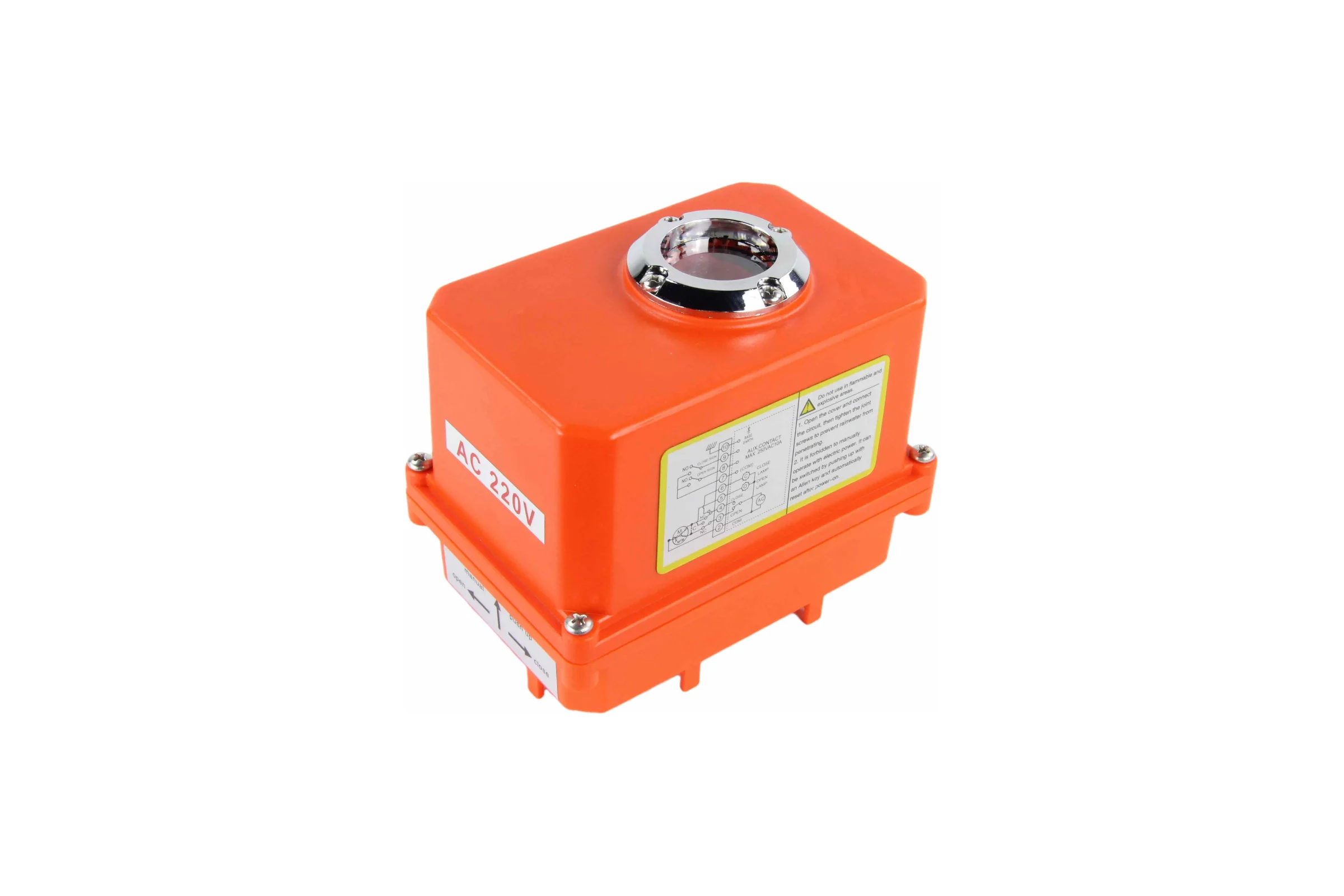 Четвертьоборотный электропривод DN.ru QT-003 220В MINI D300-00408