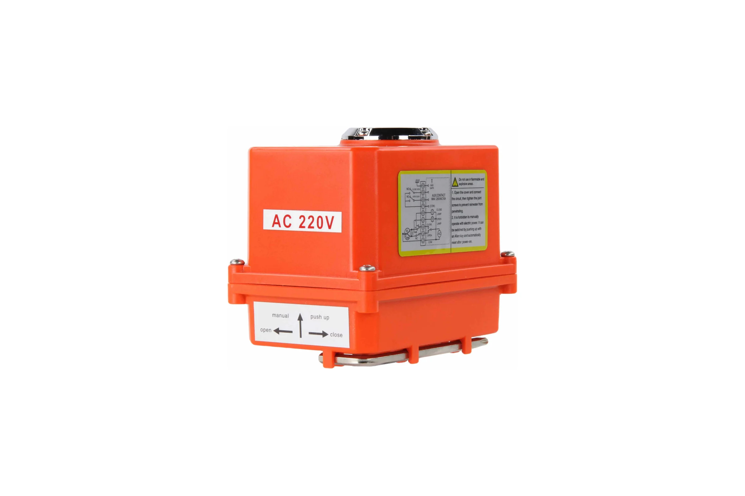 Четвертьоборотный электропривод DN.ru QT-003 220В MINI D300-00408