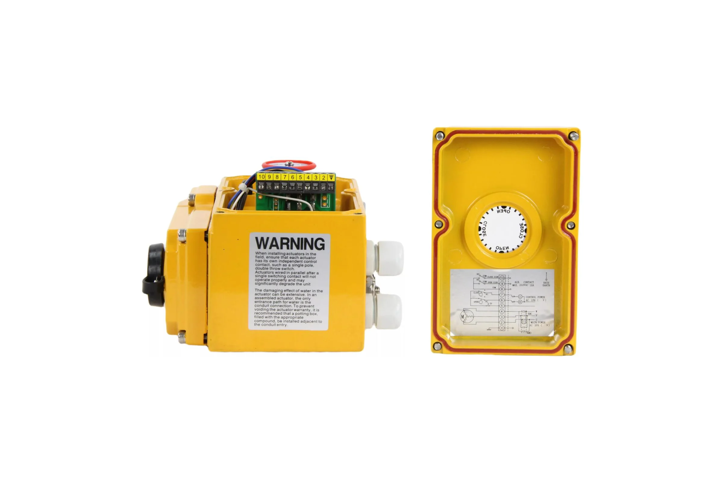 Четвертьоборотный электропривод DN.ru QT-015 380В D300-00428