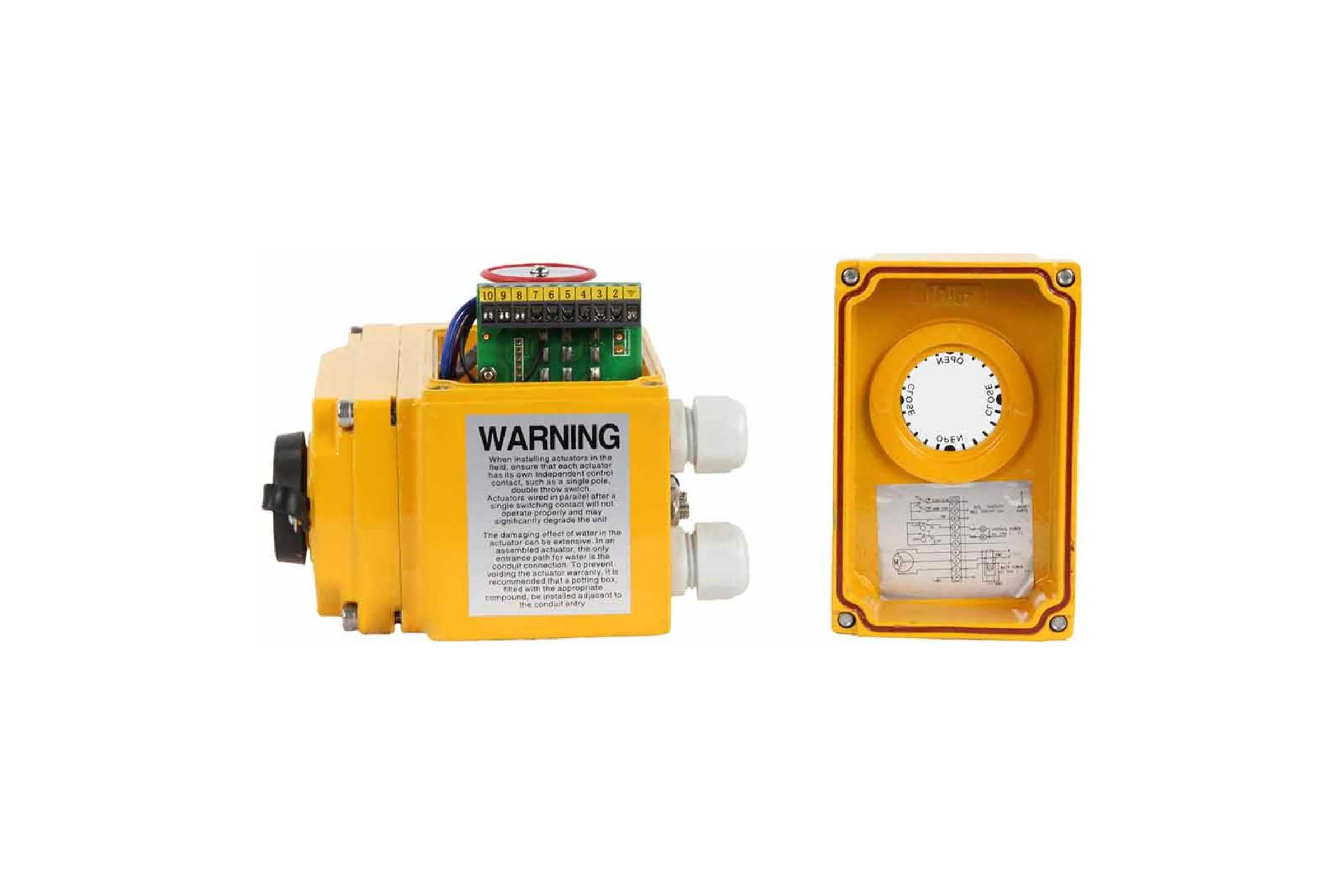 Четвертьоборотный электропривод DN.ru QT-005 380В D300-00412