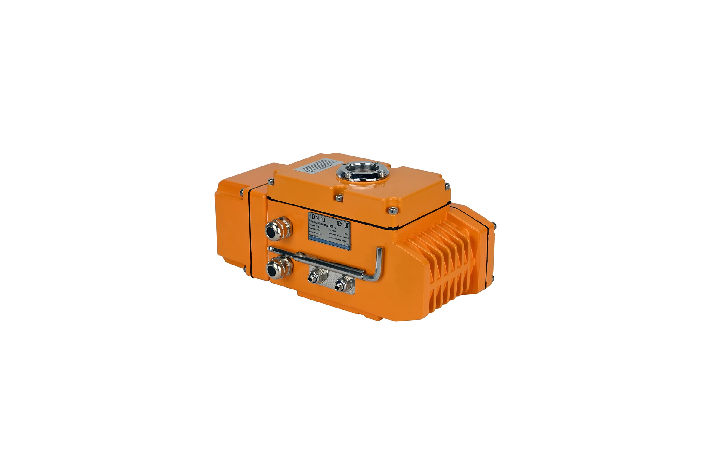 Электропривод четвертьоборотный DN.ru QT-015 220В управляемый, с сигналом 0-10В HARK D300-00425