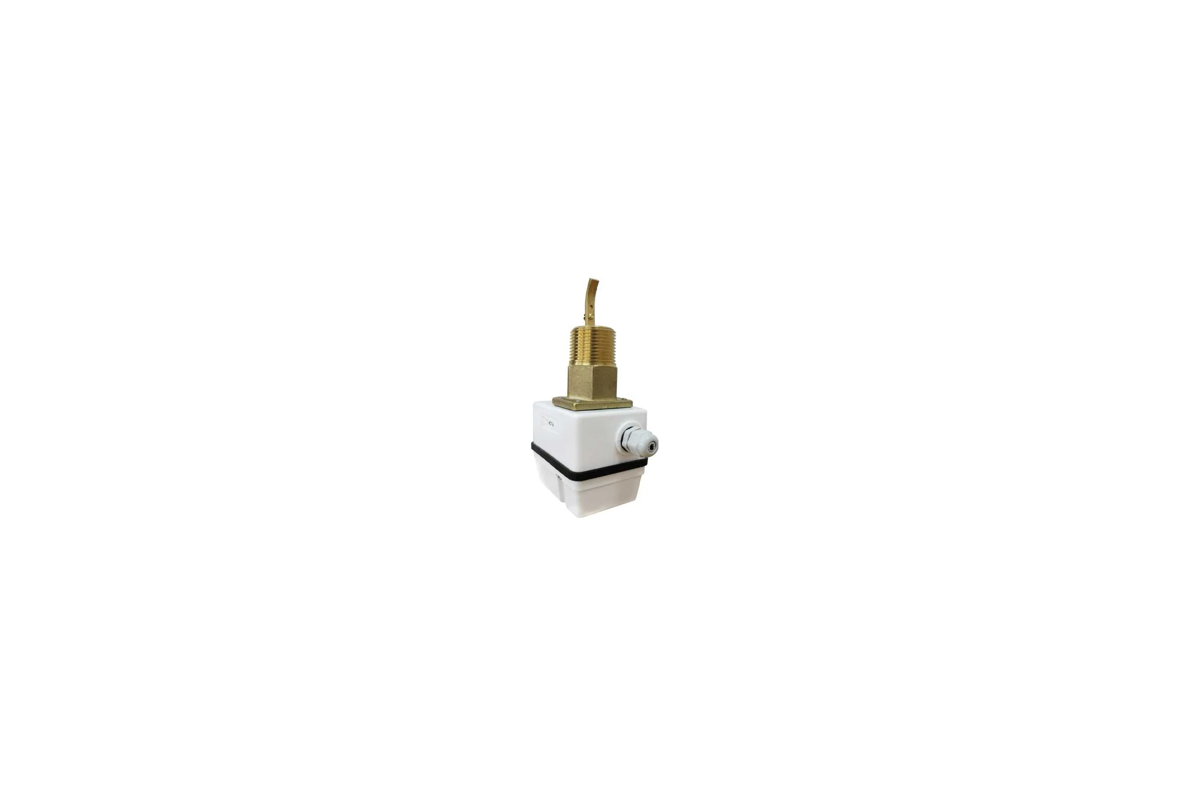 Реле потока жидкости XSON в пласт. корпусе, 0 до +100 С, max 120 C, 1 NPT, 250 V, SPDT, 10 bar, IP65, 10A, материал резьбы: латунь, 4 лопасти из нерж.стали -FS-2-M1007 XSON-FS-2-M1007