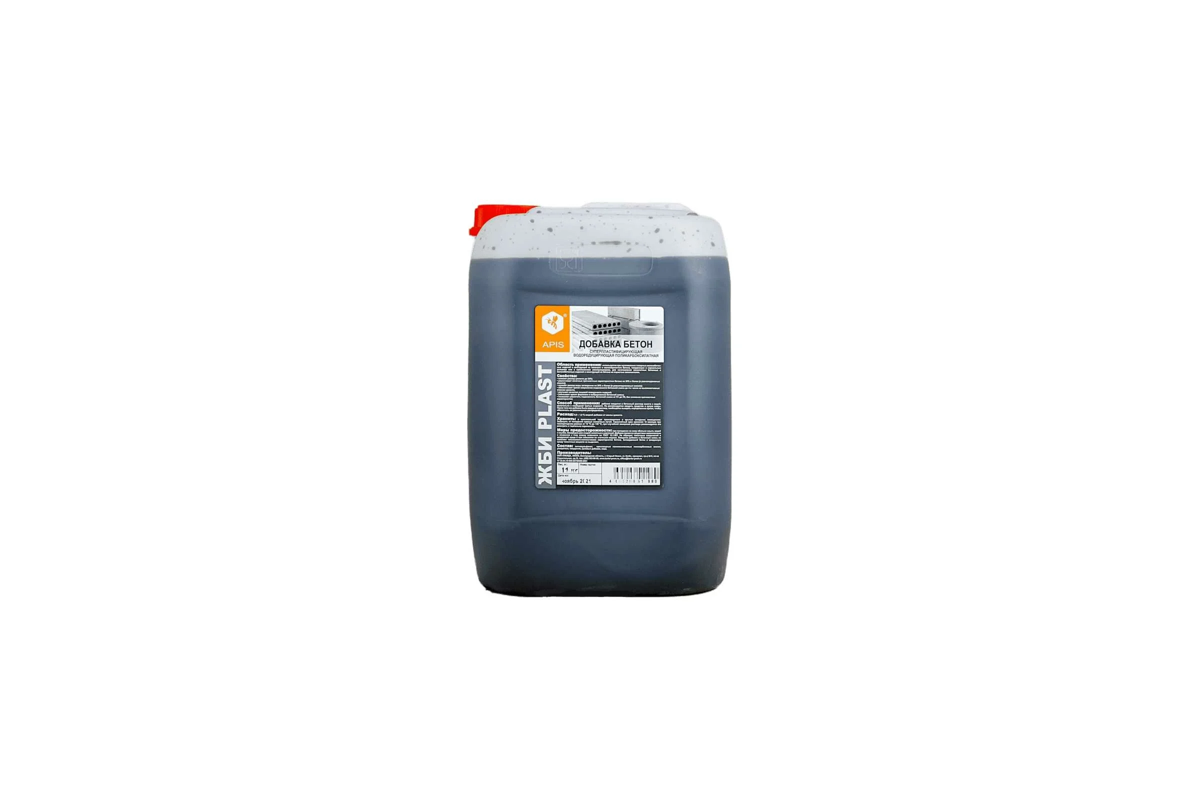 Добавка в бетонные растворы APIS ЖБИ PLAST (канистра; 11 кг) 4665296517364