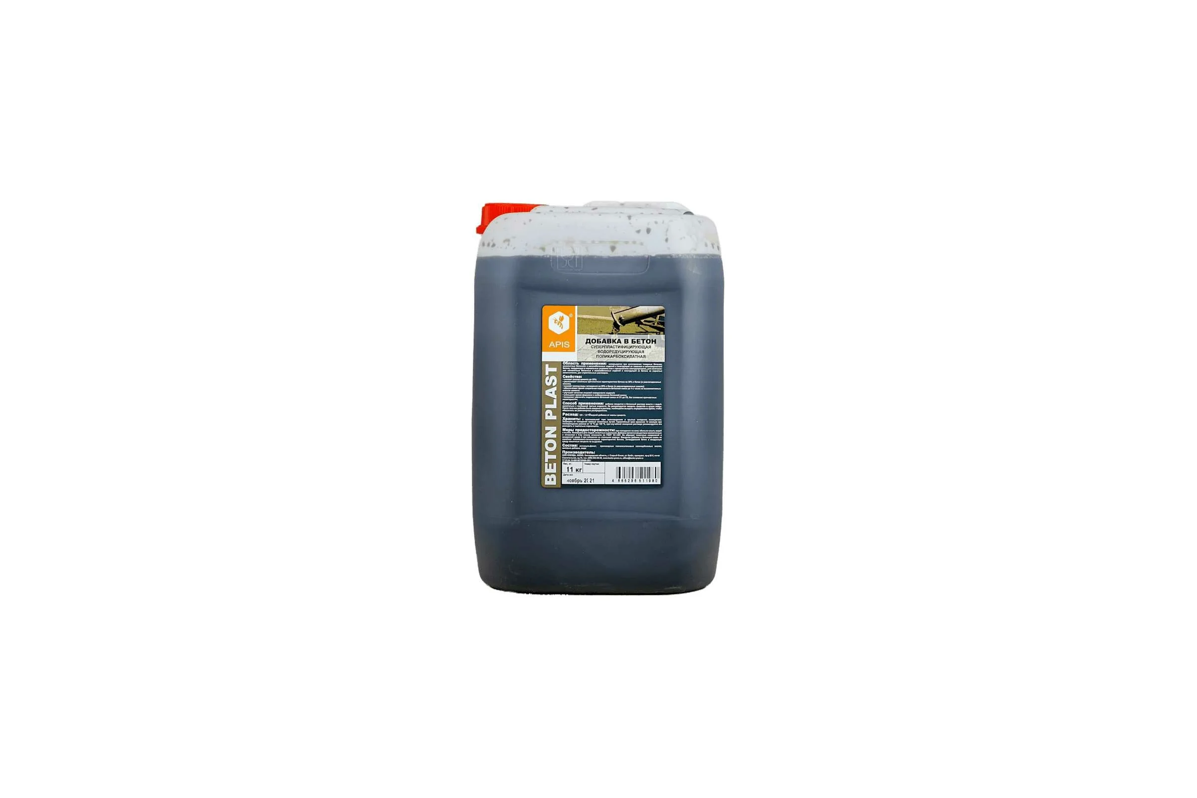 Добавка в бетонные растворы APIS BETON PLAST (канистра; 11 кг) 4665296517265