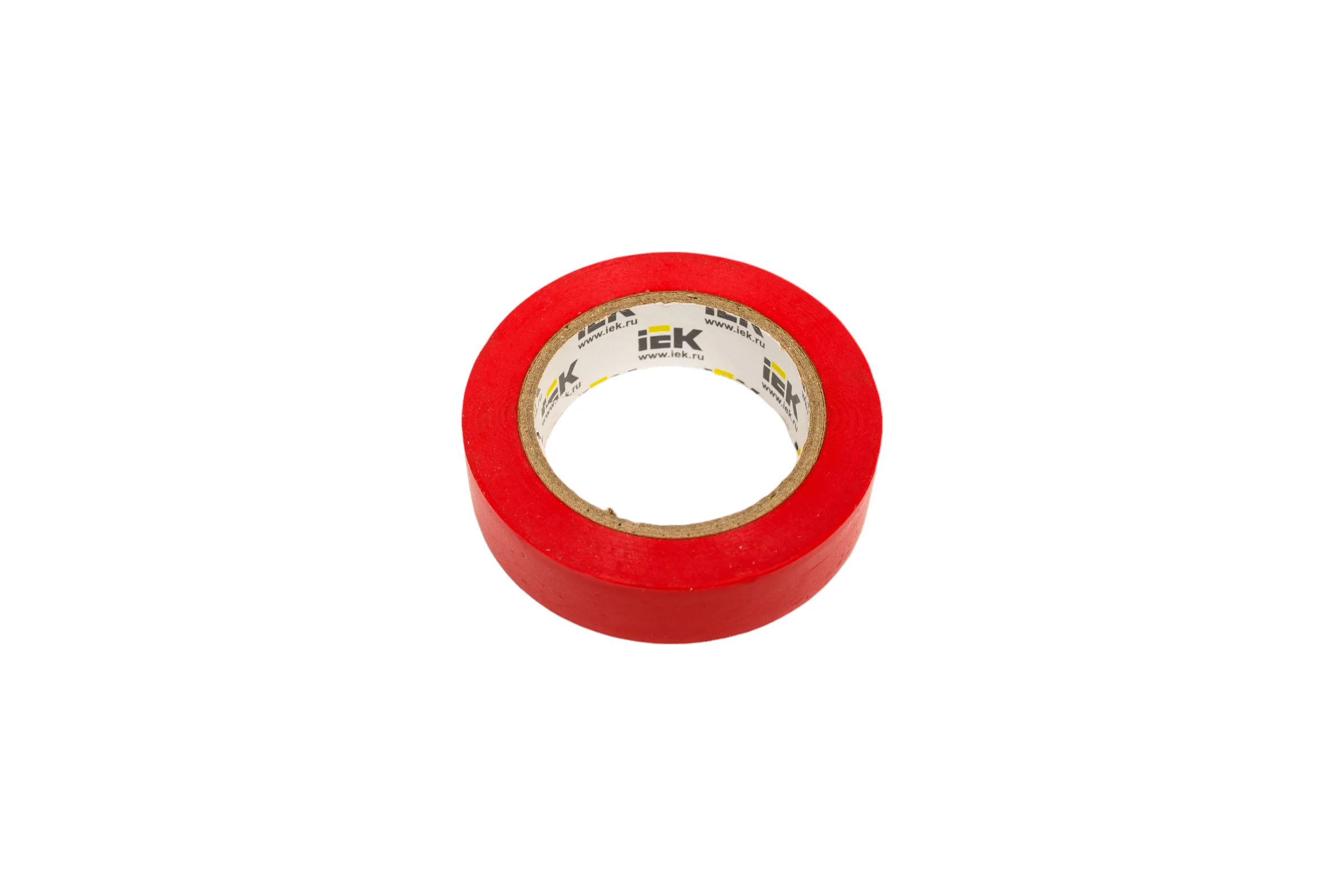 Изолента IEK 0,13х15 мм, красная, 10 метров UIZ-13-10-10M-K04