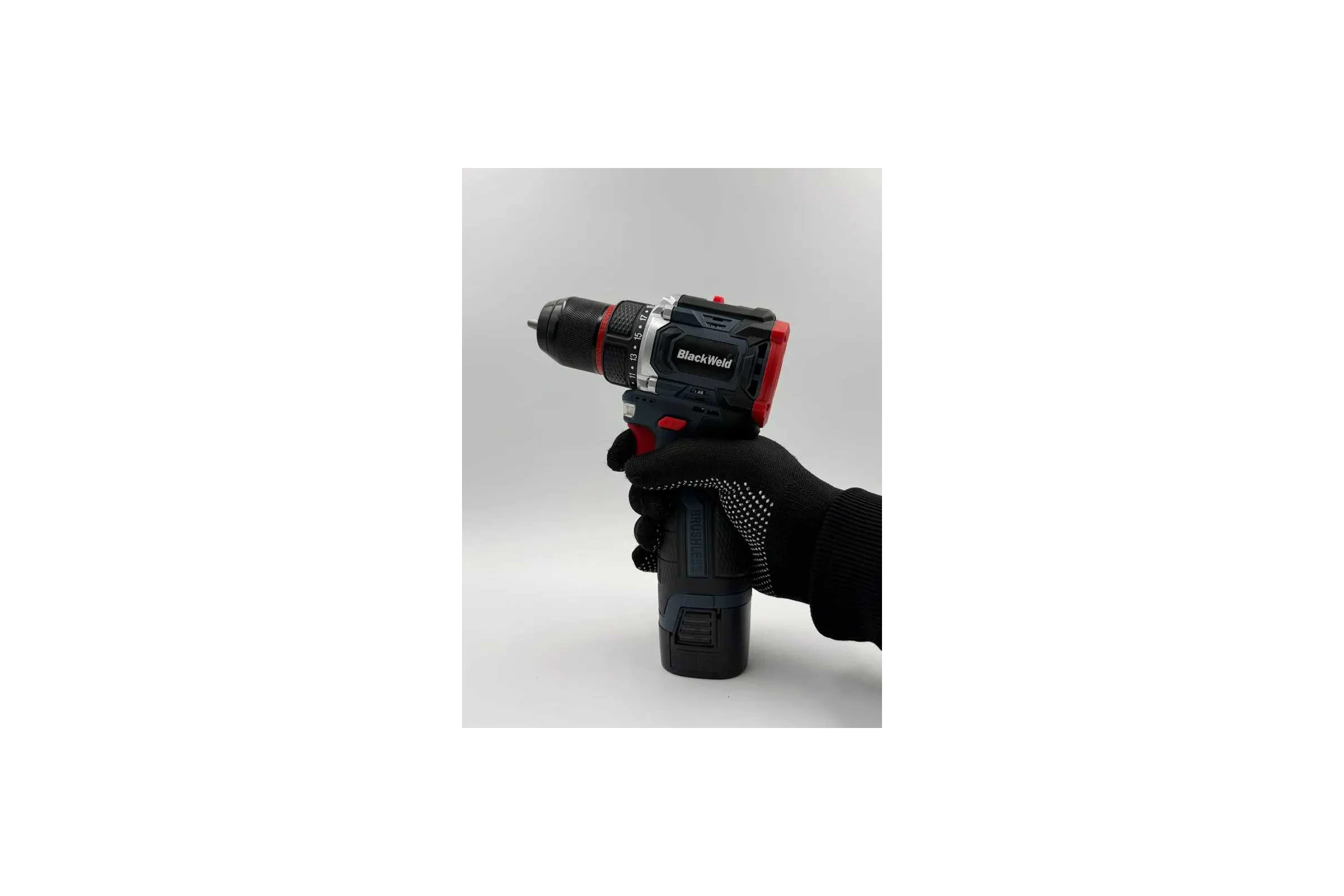 Бесщеточная аккумуляторная дрель-шуруповерт BlackWeld JZ10R 18V1.5Ah 150167