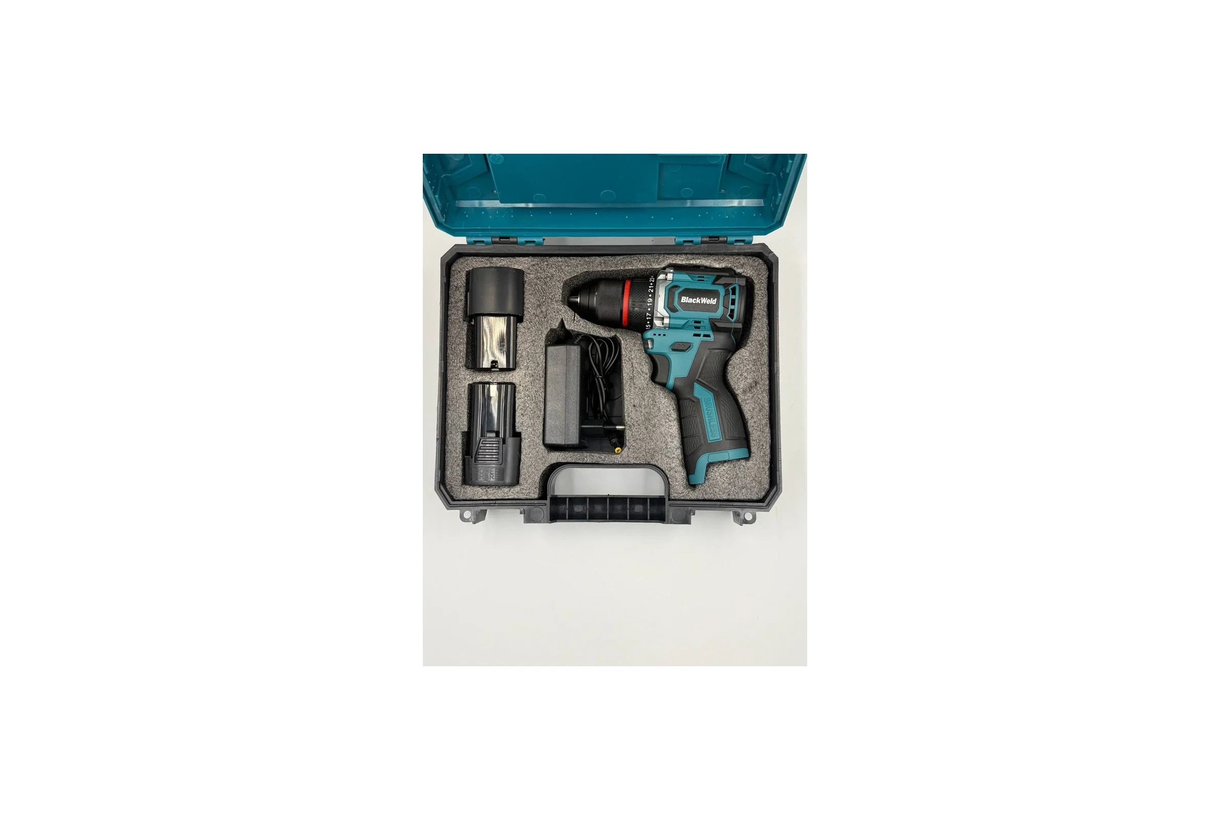 Бесщеточная аккумуляторная дрель-шуруповерт BlackWeld JZ10-2B 18V 2.0Ah 150172