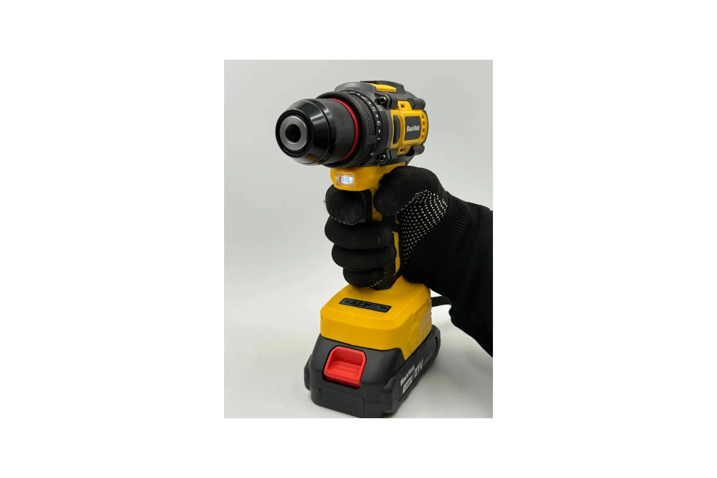 Бесщеточная аккумуляторная дрель-шуруповерт BlackWeld JZ02-10Y 21V 1.5Ah 150174