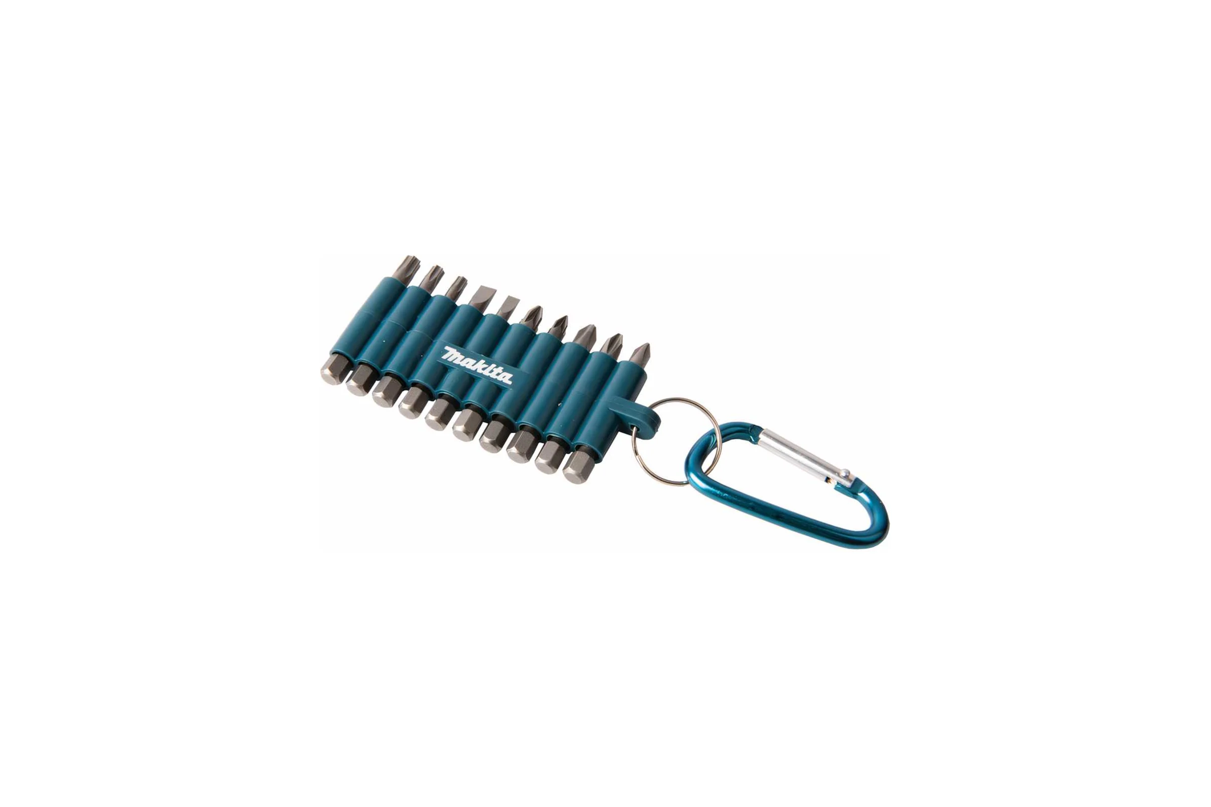 Набор бит 10 шт с карабином Makita D-65028