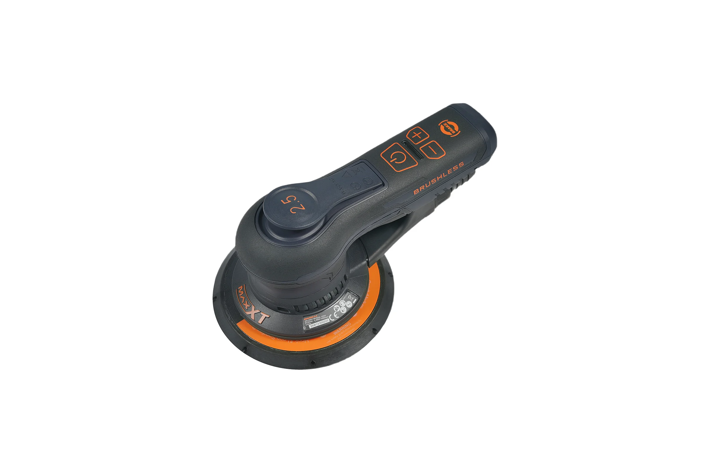 Шлифовальная машинка ручная MAXXT, 220V/50Hz, 400W, 150 мм, эксц. 2,5 мм MOS400C-2.5