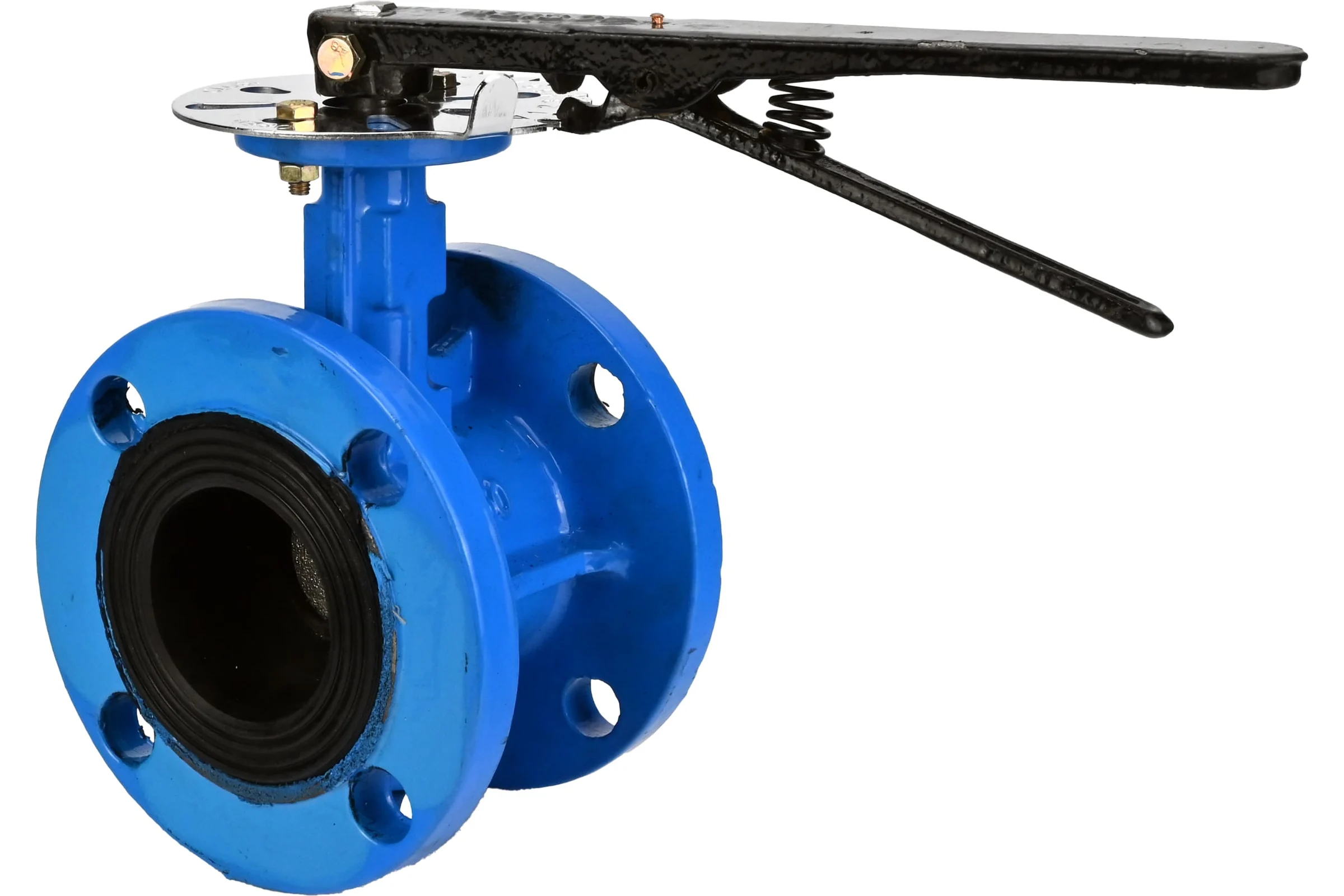 Затвор дисковый DN.ru GGG40-GGG40-EPDM-2W-F-R Ду250 Ру16 фланцевый, с редуктором, с ISO-фланцем F10, квадрат штока 22х22 D050-87897