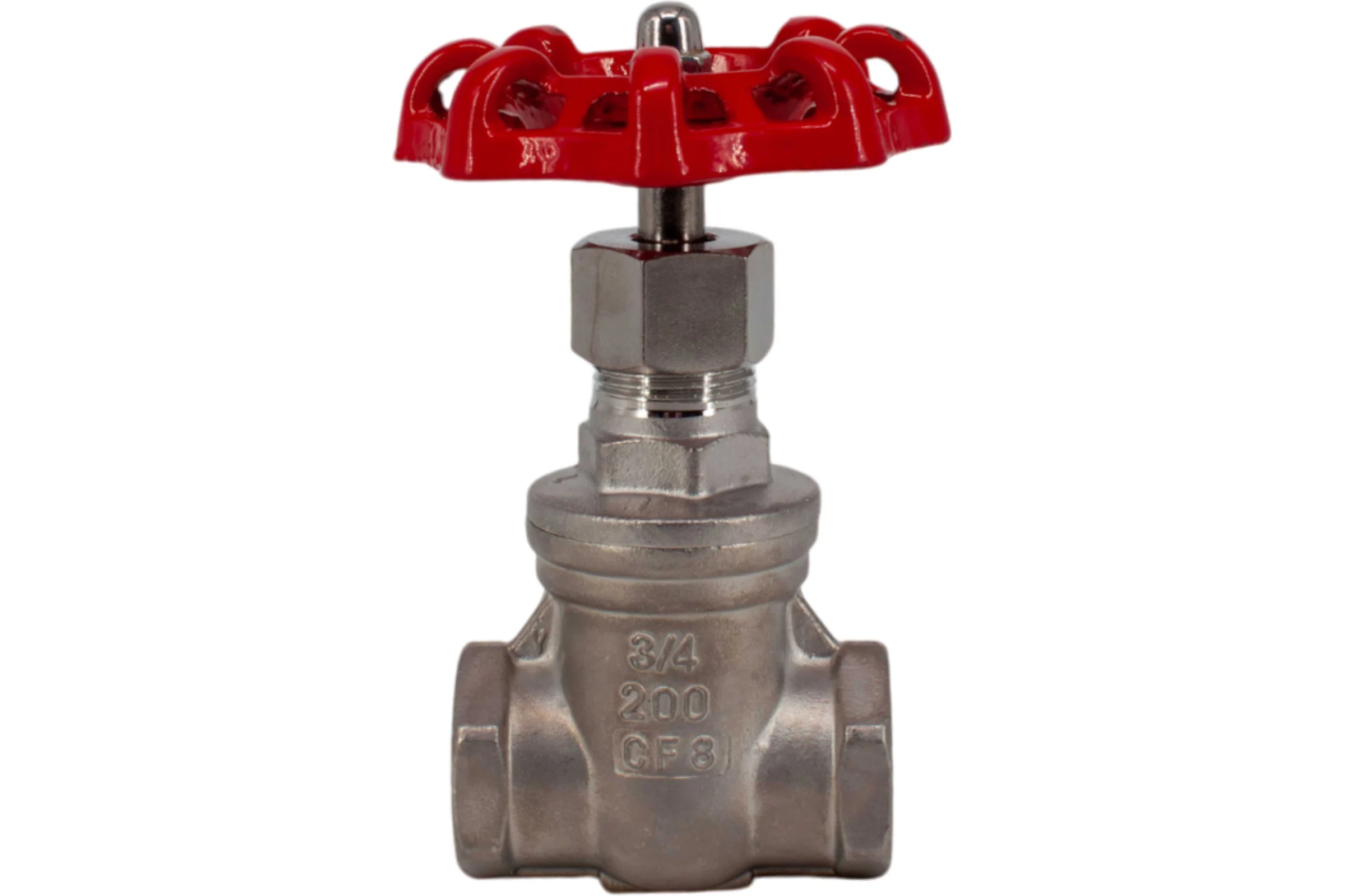 Задвижка клиновая муфтовая нержавеющая NEWKEY AISI304 DN20 (3/4), (CF8), PN14 NK-ZKm20/4