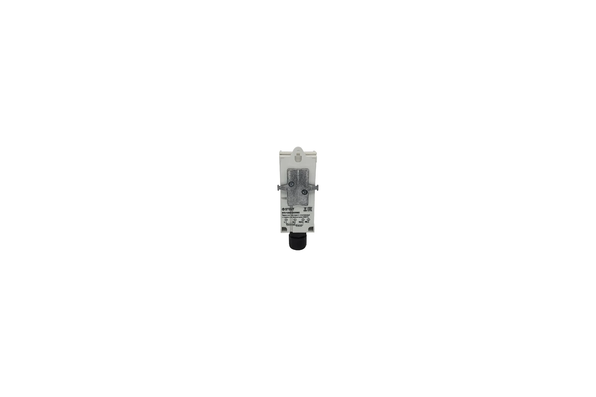 Термостат накладной электронный с пружинным фиксаторо STOUT STE-1006-200580 RG009455R1GA35