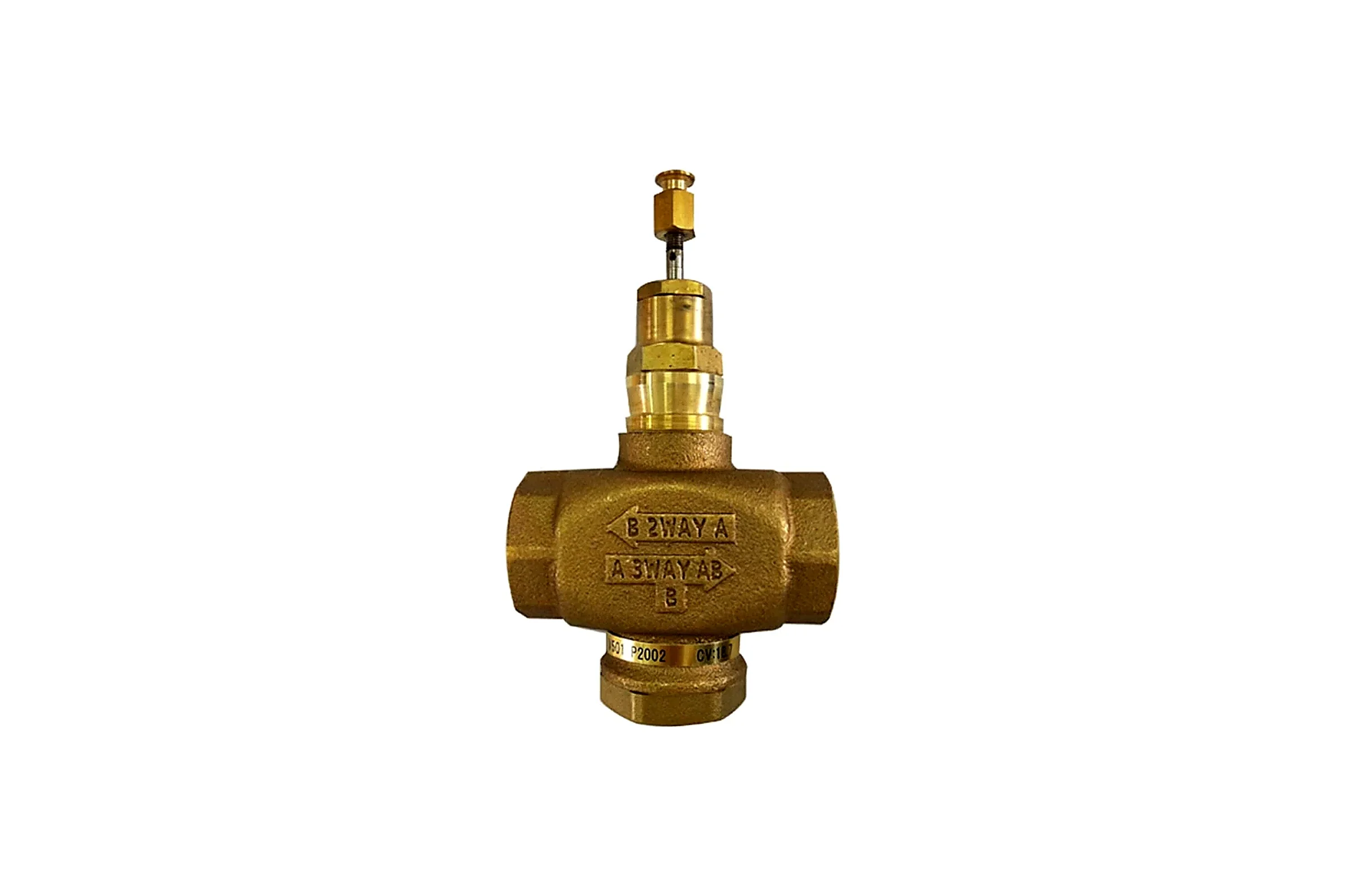 Ходовой регулирующий линейный муфтовый клапан DN20 PN16 Kvs 6.3 20мм Honeywell V5013R1057
