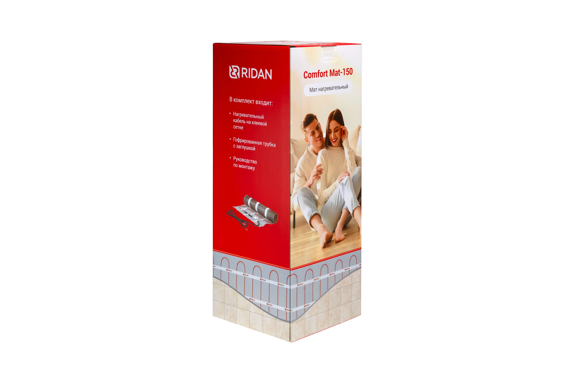 Нагревательный мат Ридан Ridan Comfort Mat-150 150 Вт 230 В 1 м² 21RT0401R