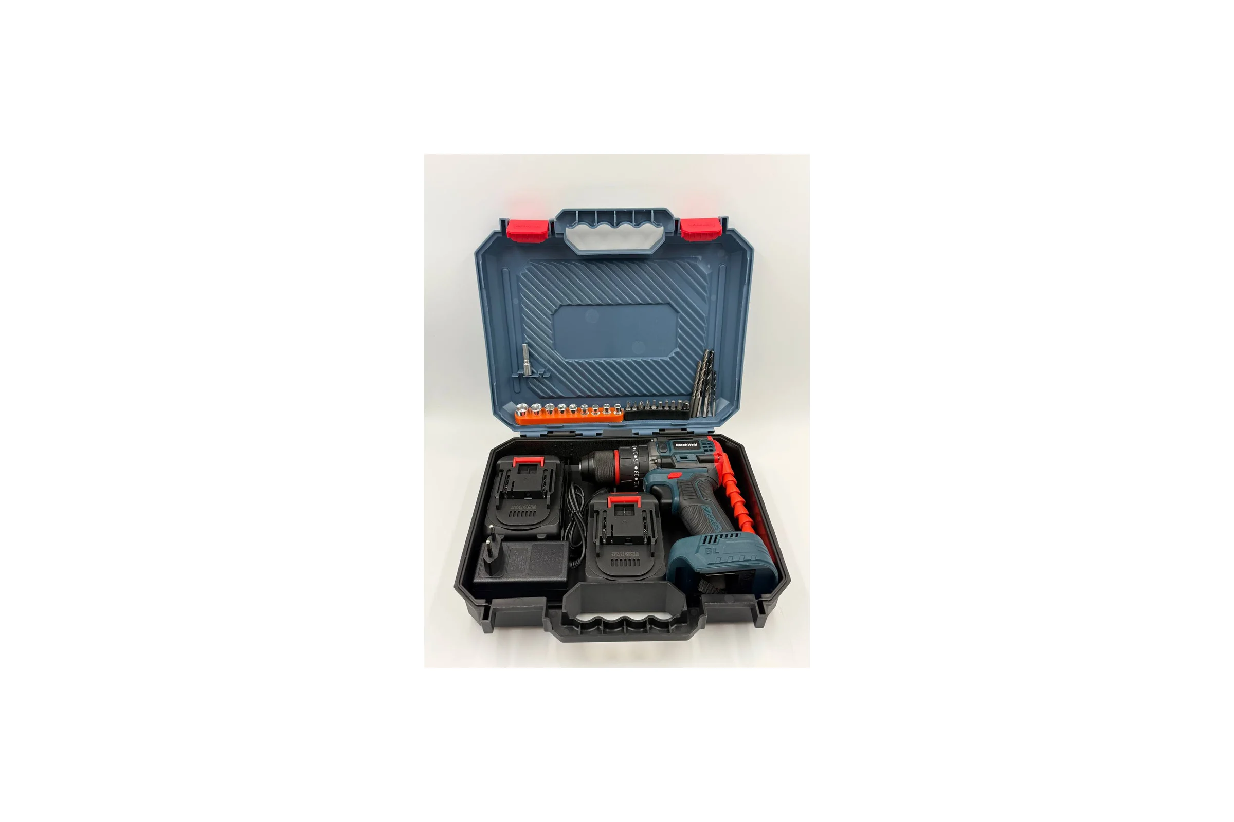 Бесщеточная аккумуляторная дрель-шуруповерт BlackWeld JZ02-10-2R 21V 2.0Ah 150176