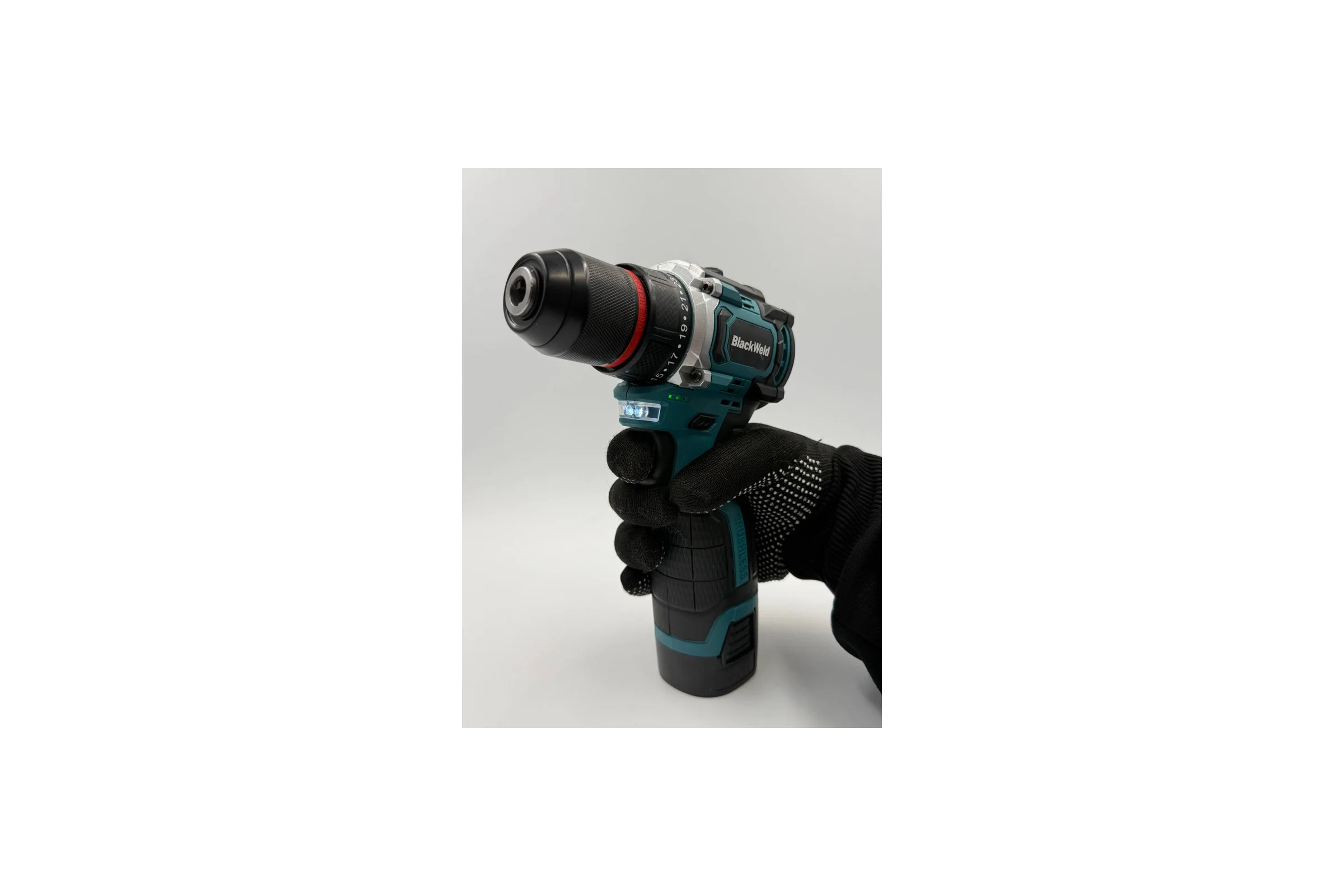 Бесщеточная аккумуляторная дрель-шуруповерт BlackWeld JZ10B 18V1.5Ah 150169