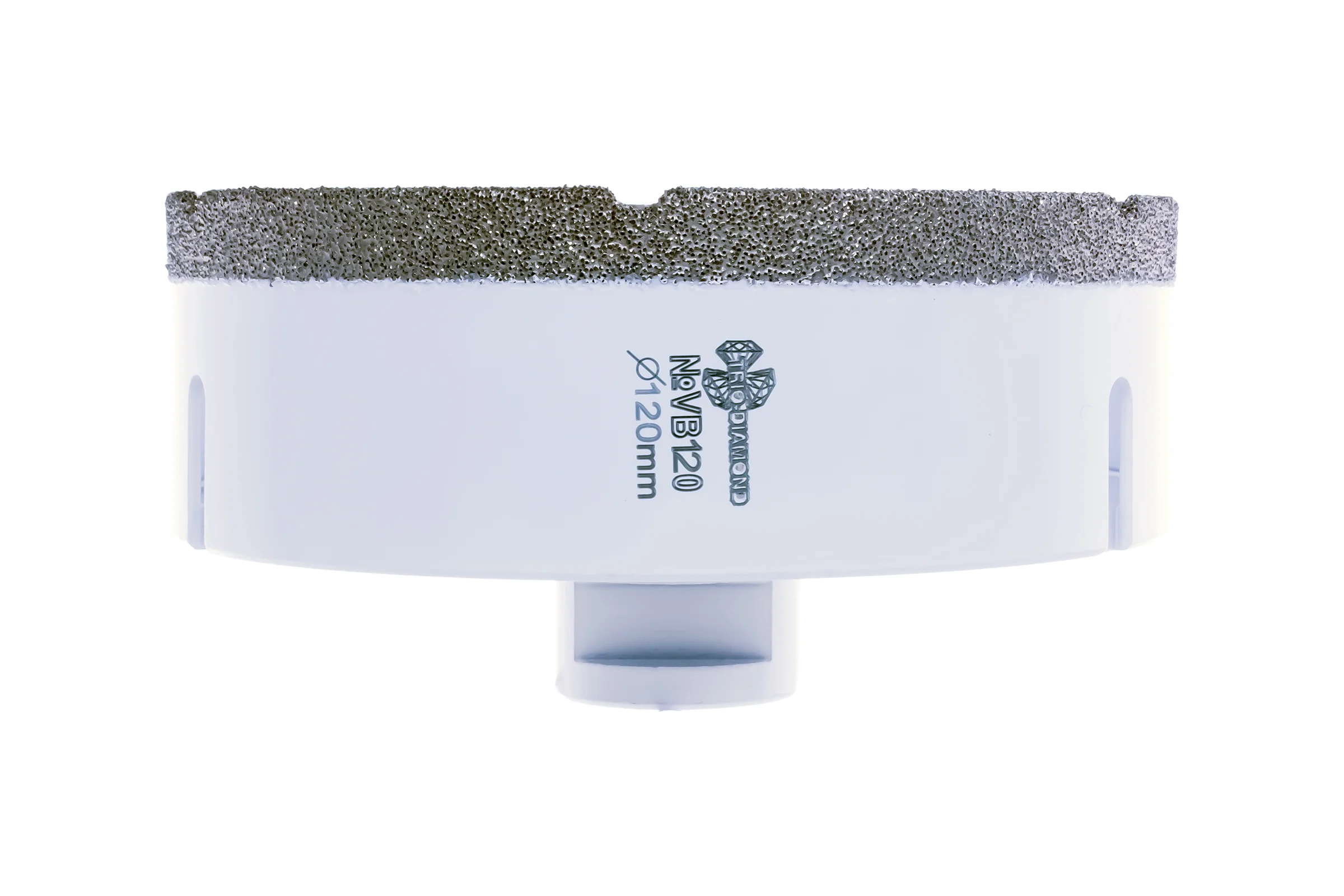 Коронка алмазная по керамограниту TRIO-DIAMOND 120 мм, М14, Vacuum Brazed VB120