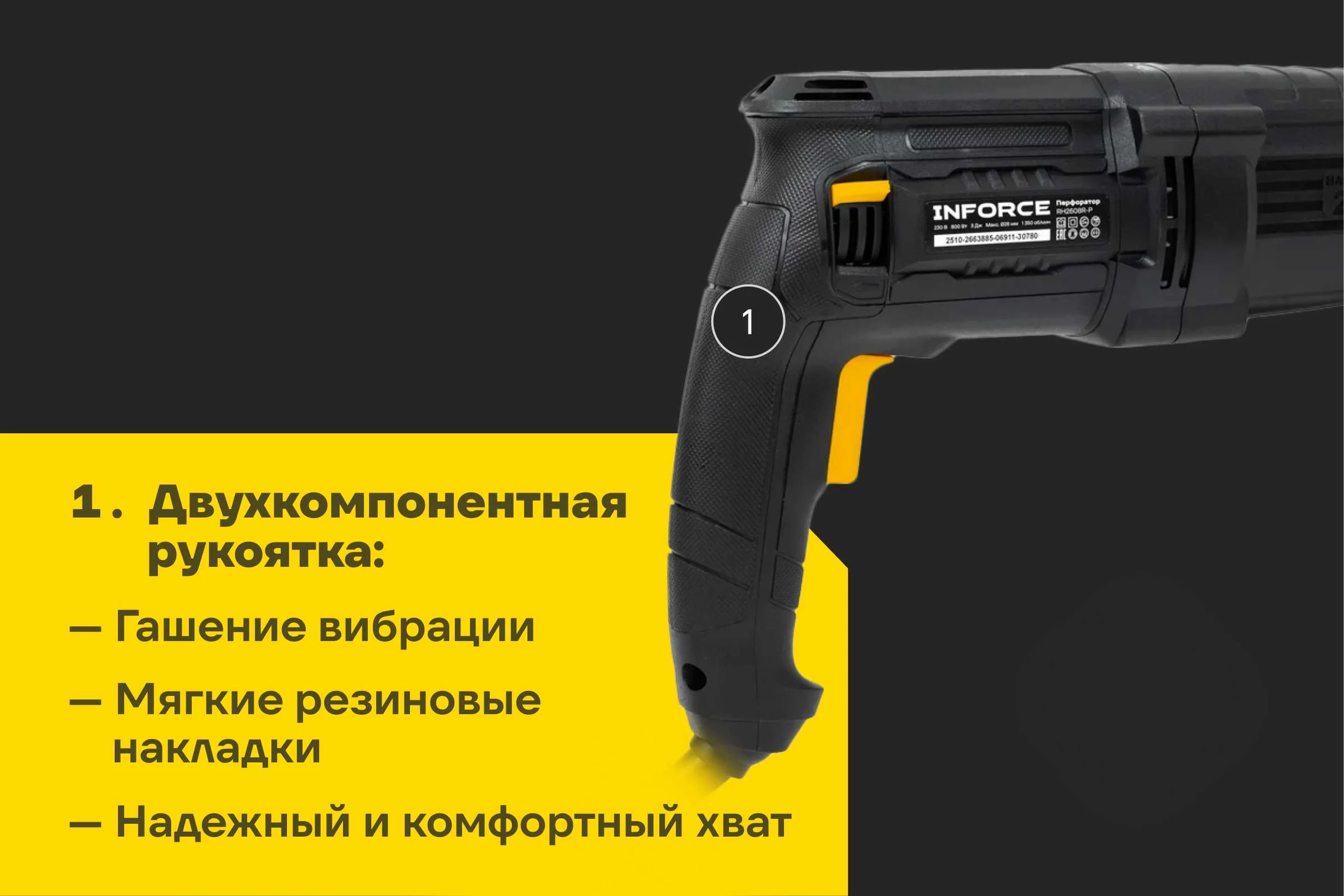 Перфоратор Inforce RH2608R-P