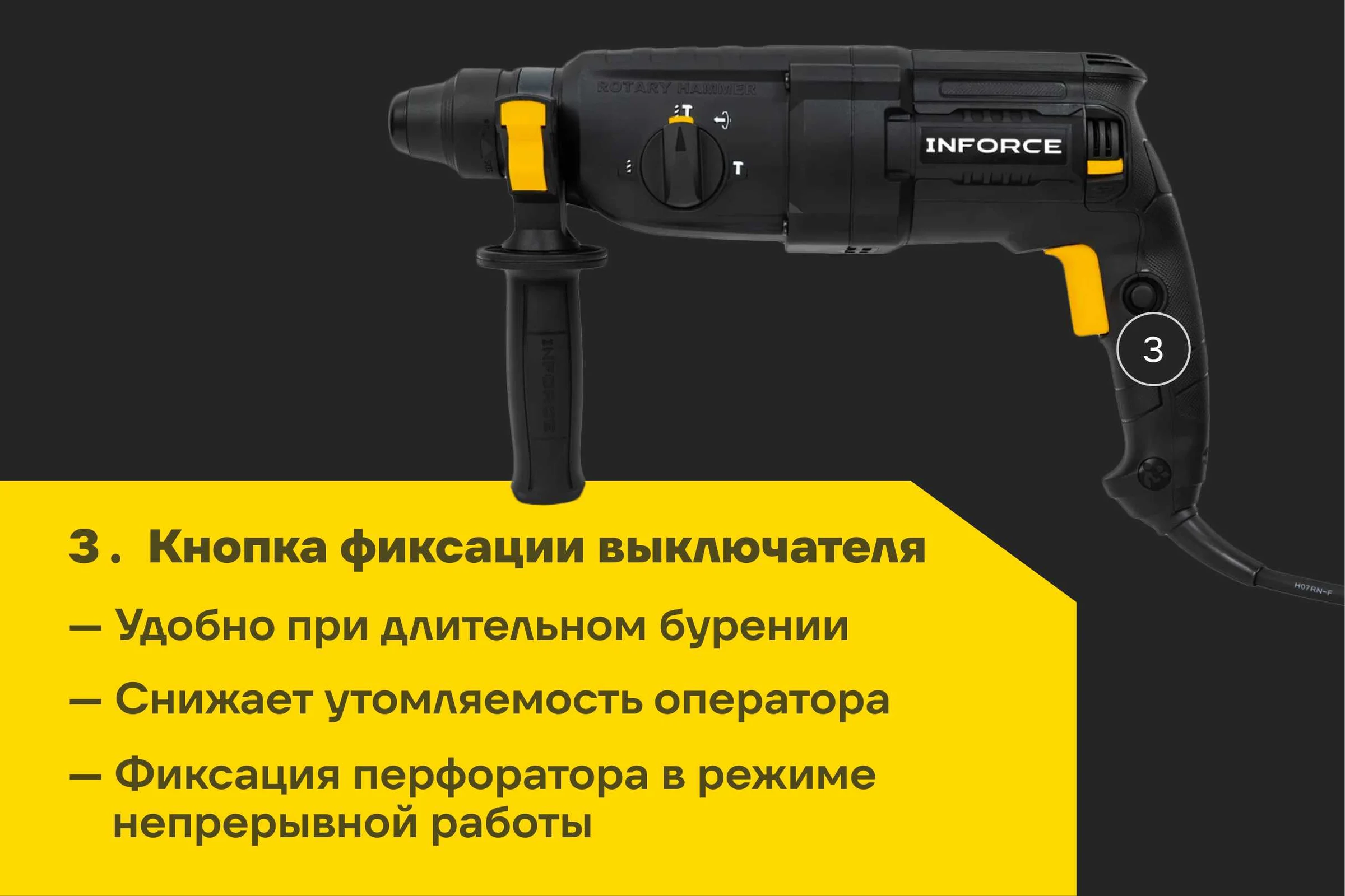 Перфоратор Inforce RH2608R-P