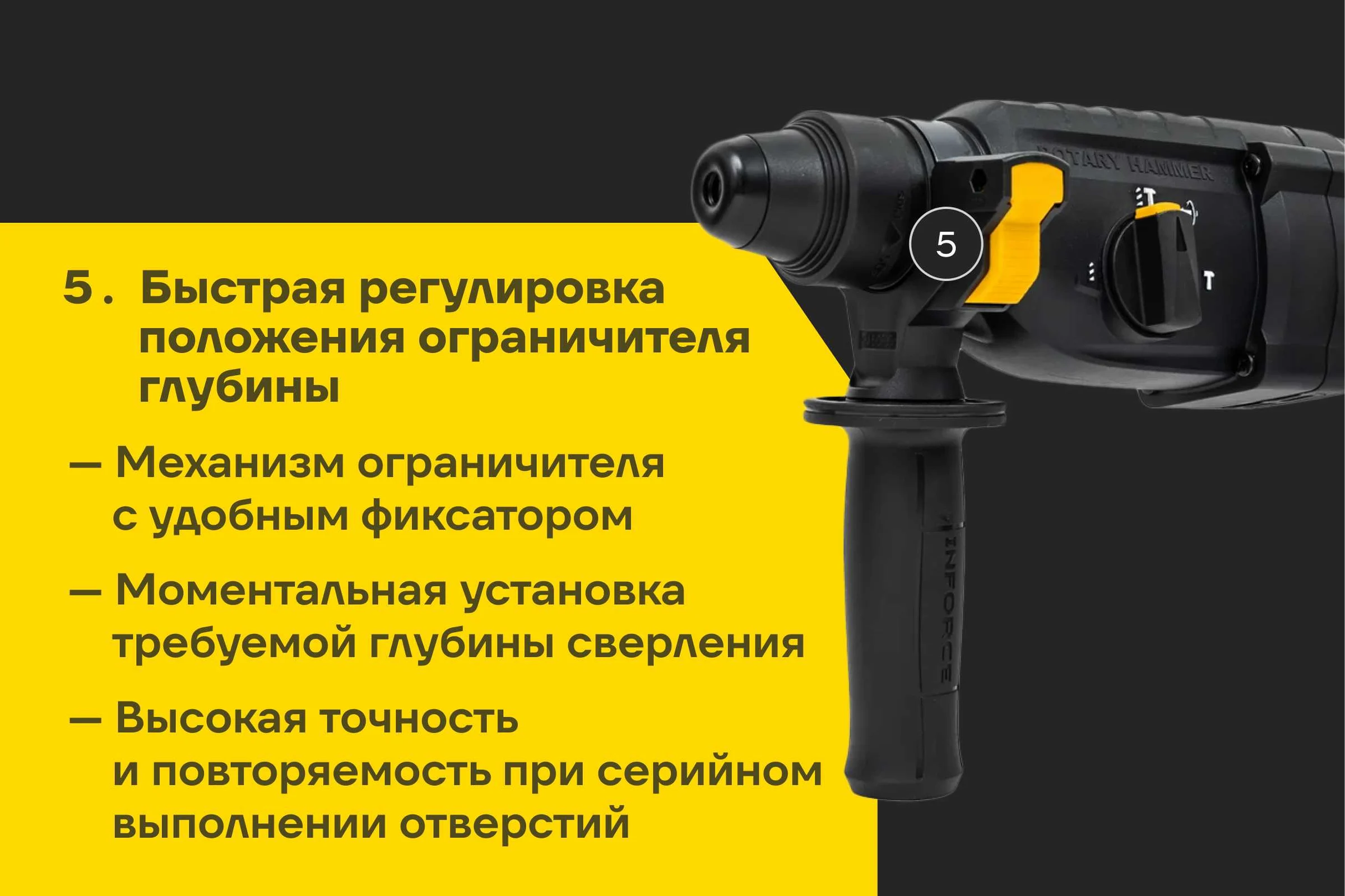 Перфоратор Inforce RH2608R-P