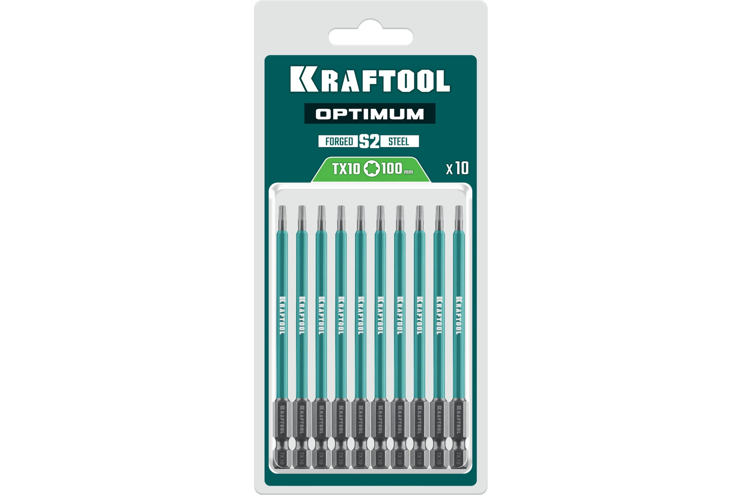 Бита KRAFTOOL Optimum TX 10, 100 мм, 10 шт 26126-10-100-S10