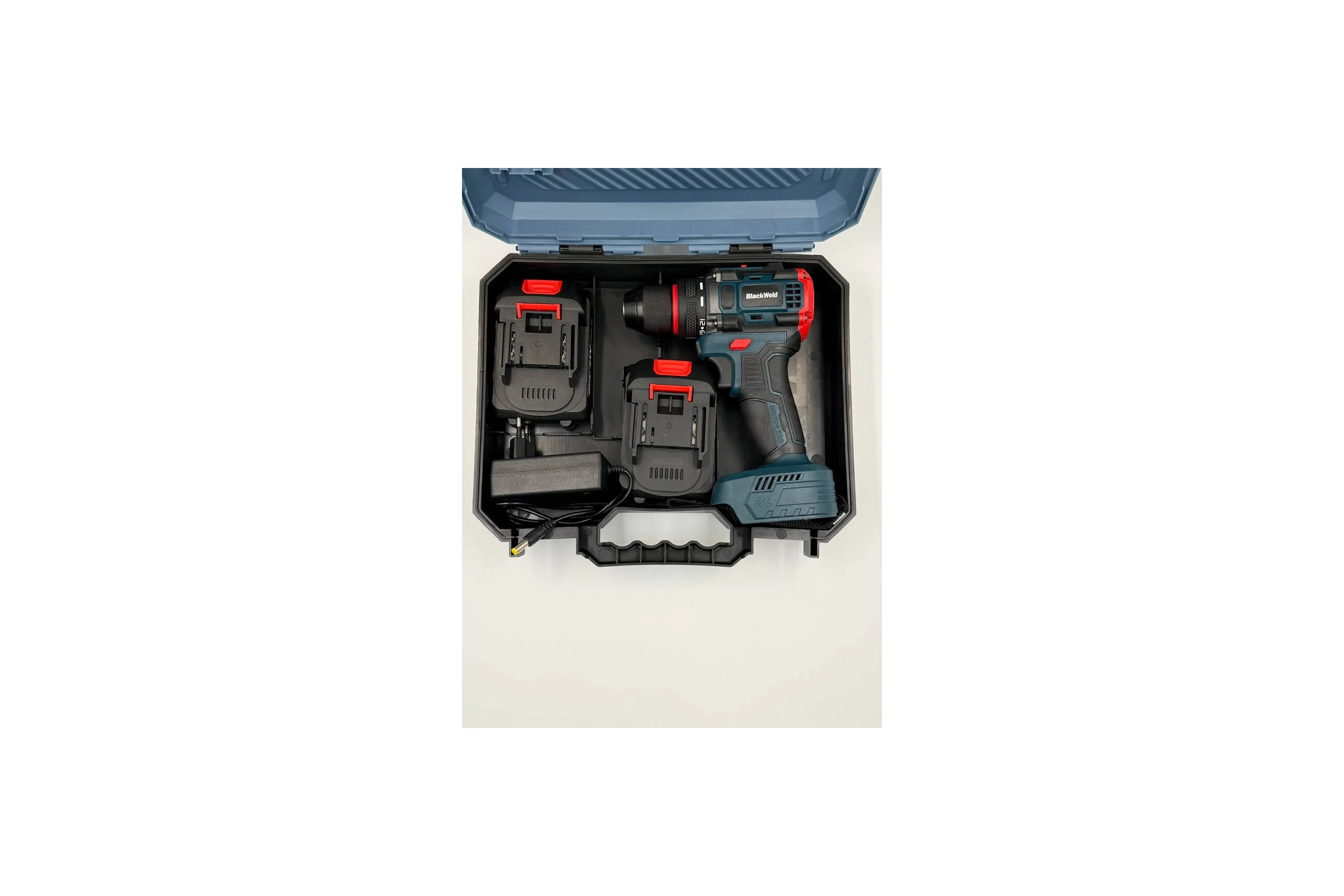 Бесщеточная аккумуляторная дрель-шуруповерт BlackWeld JZ02-10R 21V 1.5Ah 150173