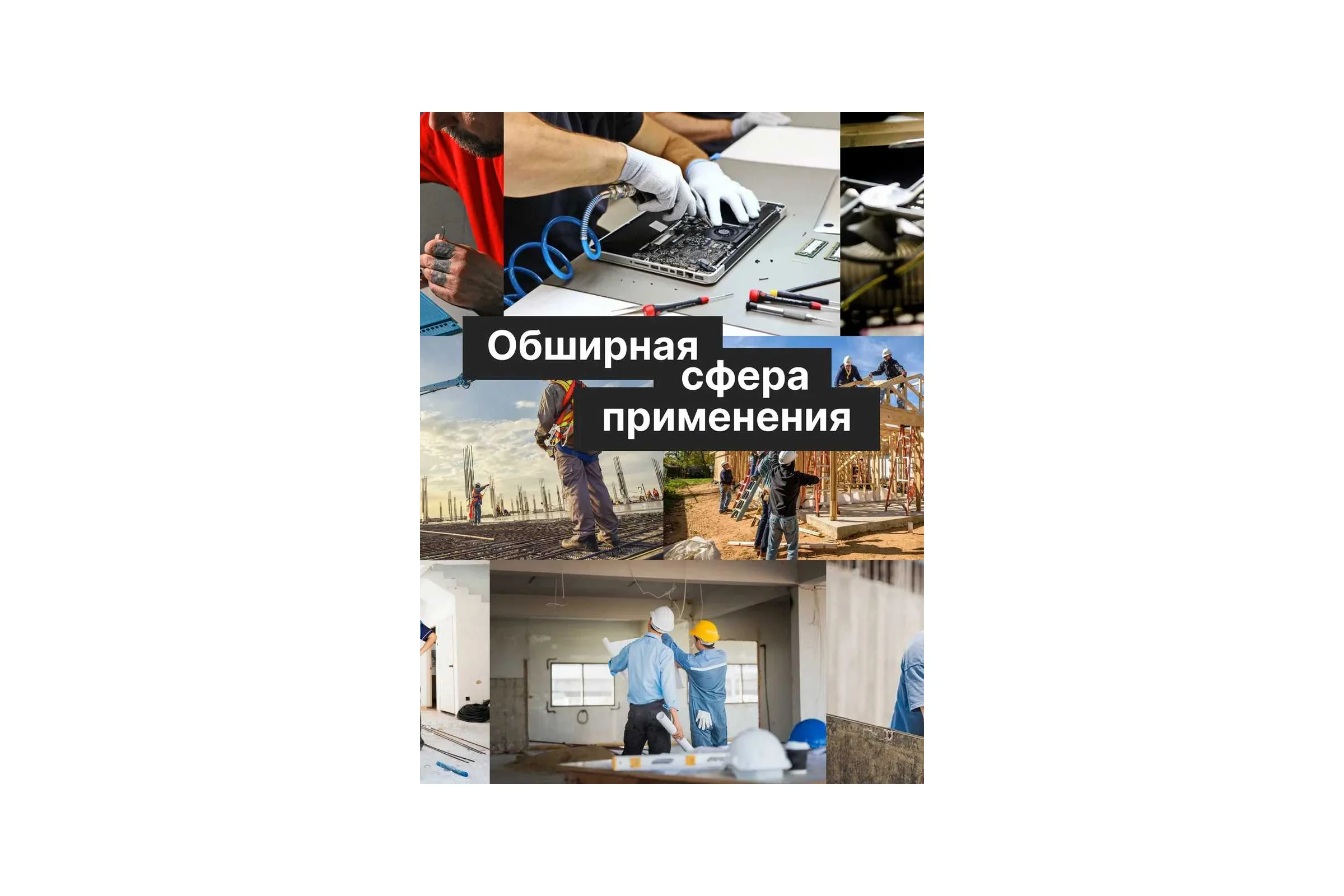 Отвертка реверсивная в комплекте с битами, набор FORSTIME FT-32807MR(62171)