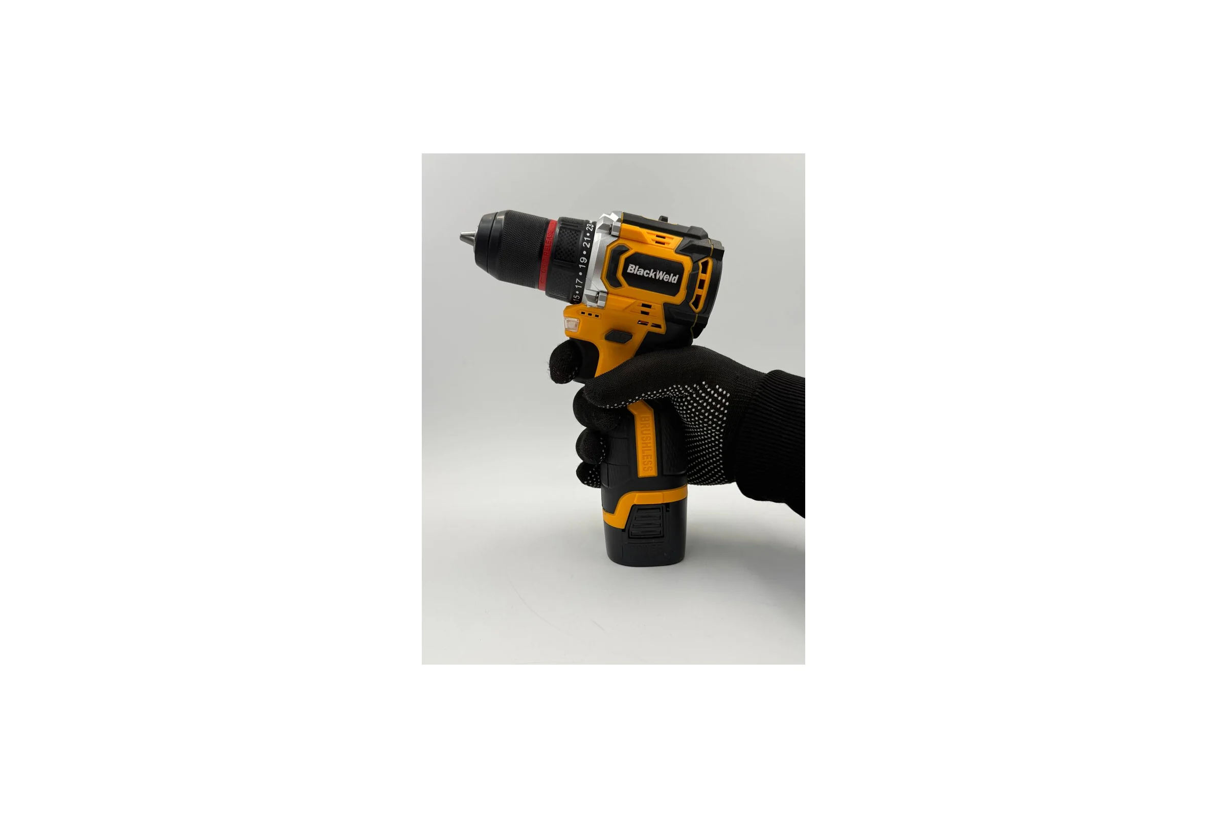 Бесщеточная аккумуляторная дрель-шуруповерт BlackWeld JZ10-2Y 18V 2.0Ah 150171