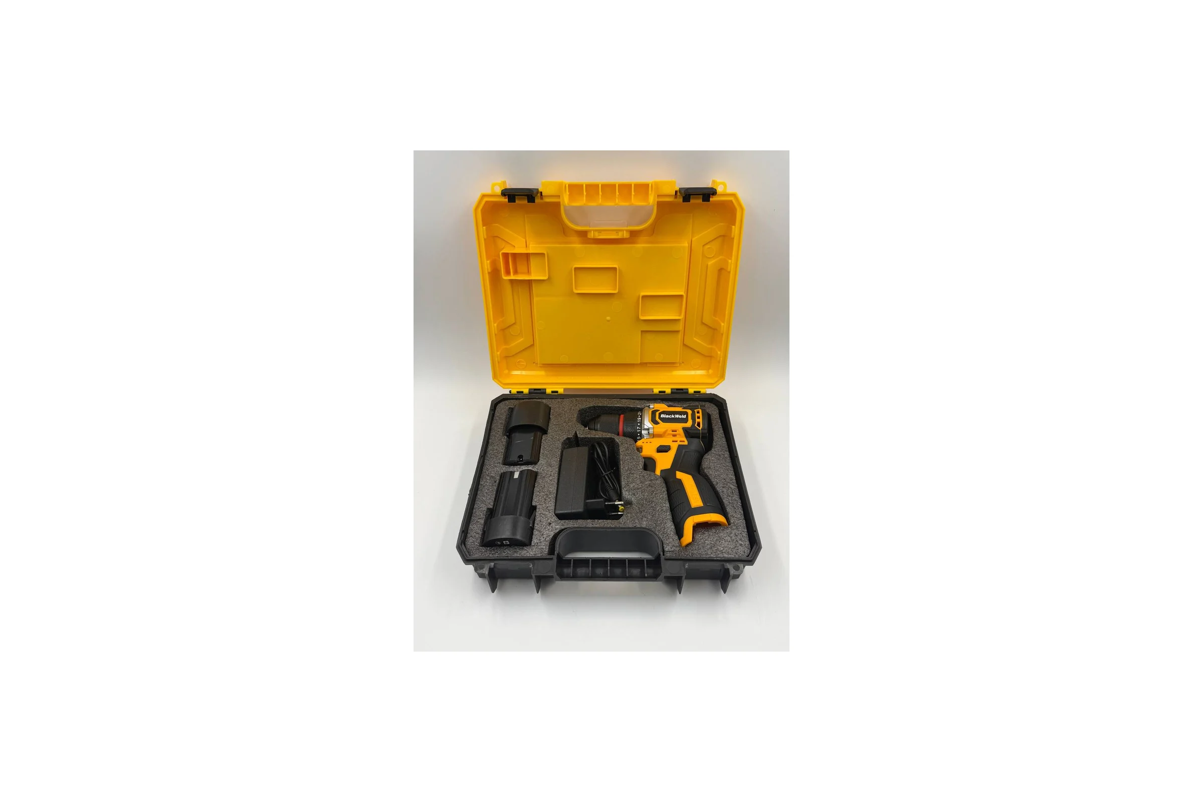 Бесщеточная аккумуляторная дрель-шуруповерт BlackWeld JZ10-2Y 18V 2.0Ah 150171