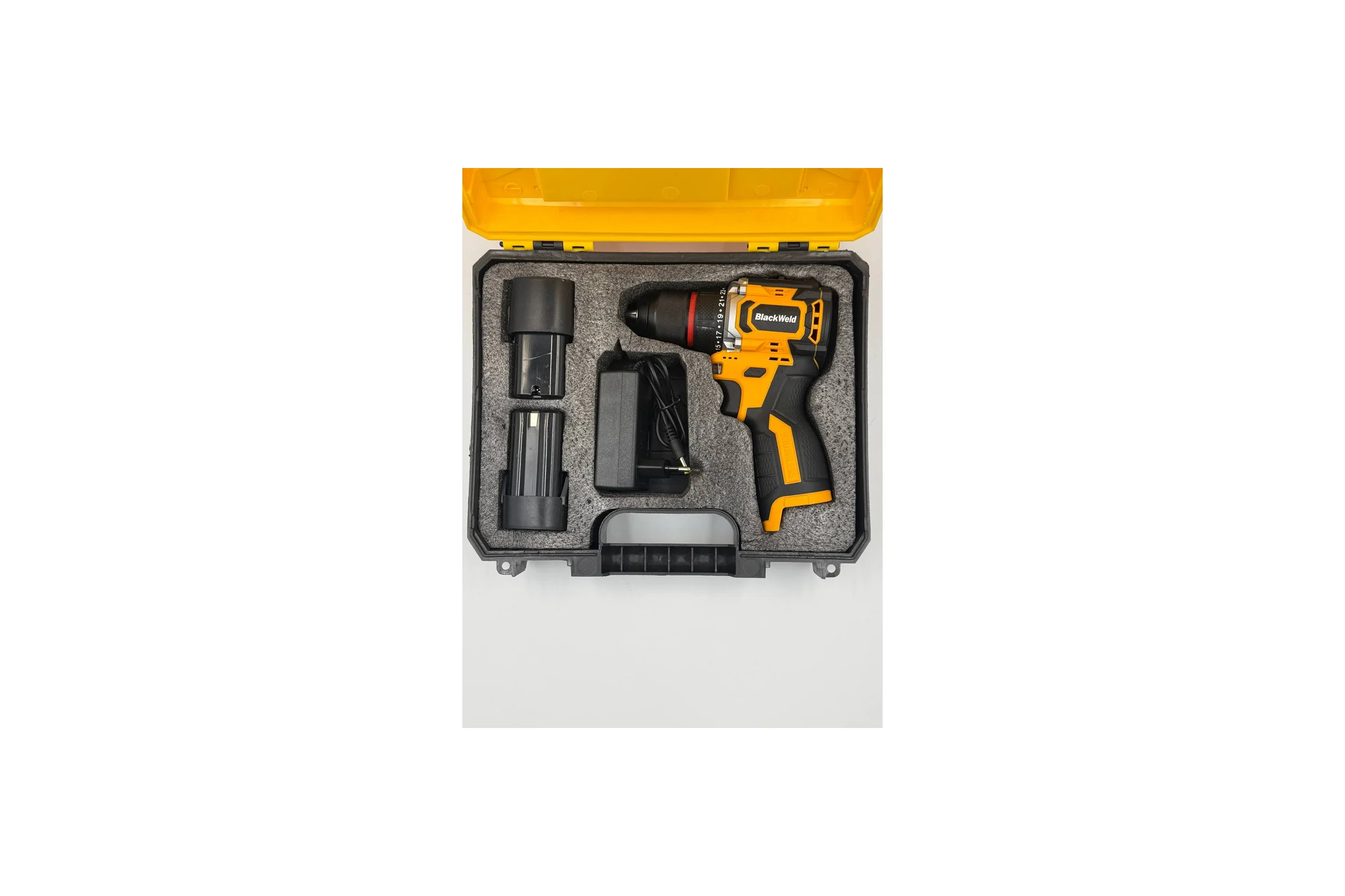 Бесщеточная аккумуляторная дрель-шуруповерт BlackWeld JZ10-2Y 18V 2.0Ah 150171