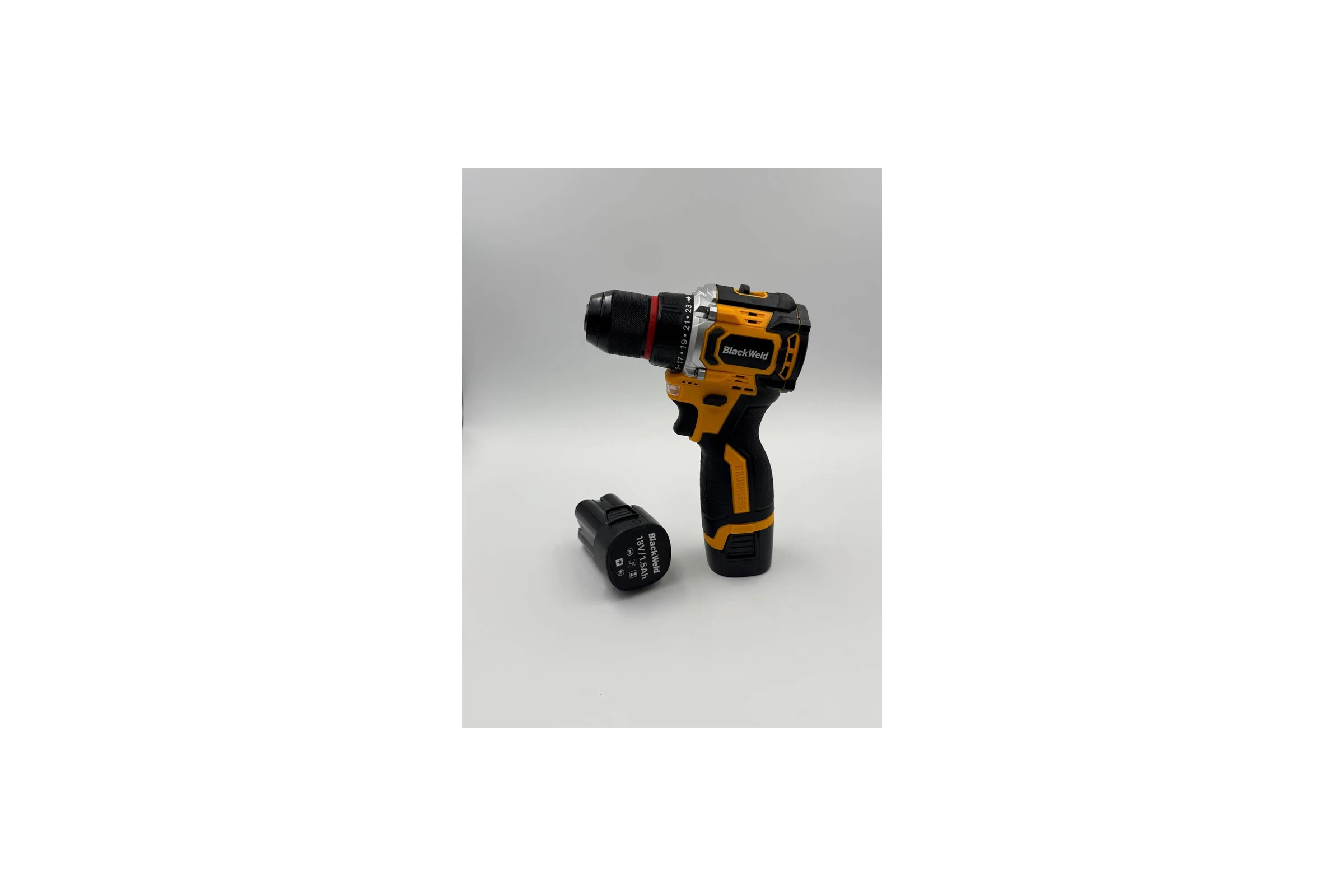 Бесщеточная аккумуляторная дрель-шуруповерт BlackWeld JZ10Y 18V1.5Ah 150168