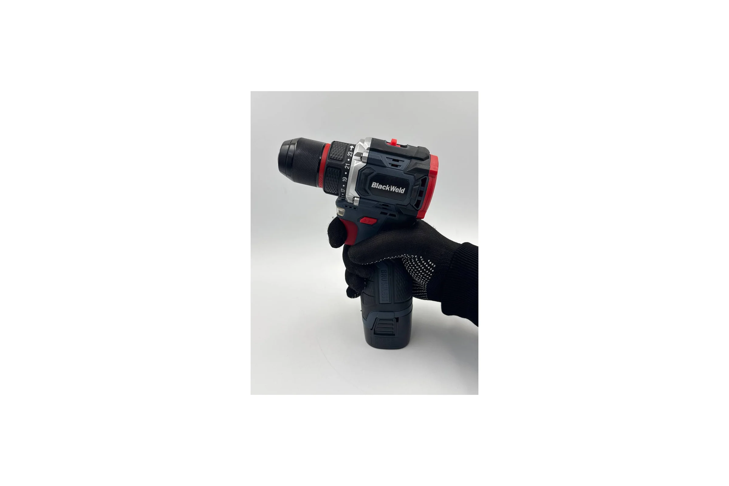 Бесщеточная аккумуляторная дрель-шуруповерт BlackWeld JZ10-2R 18V 2.0Ah 150170