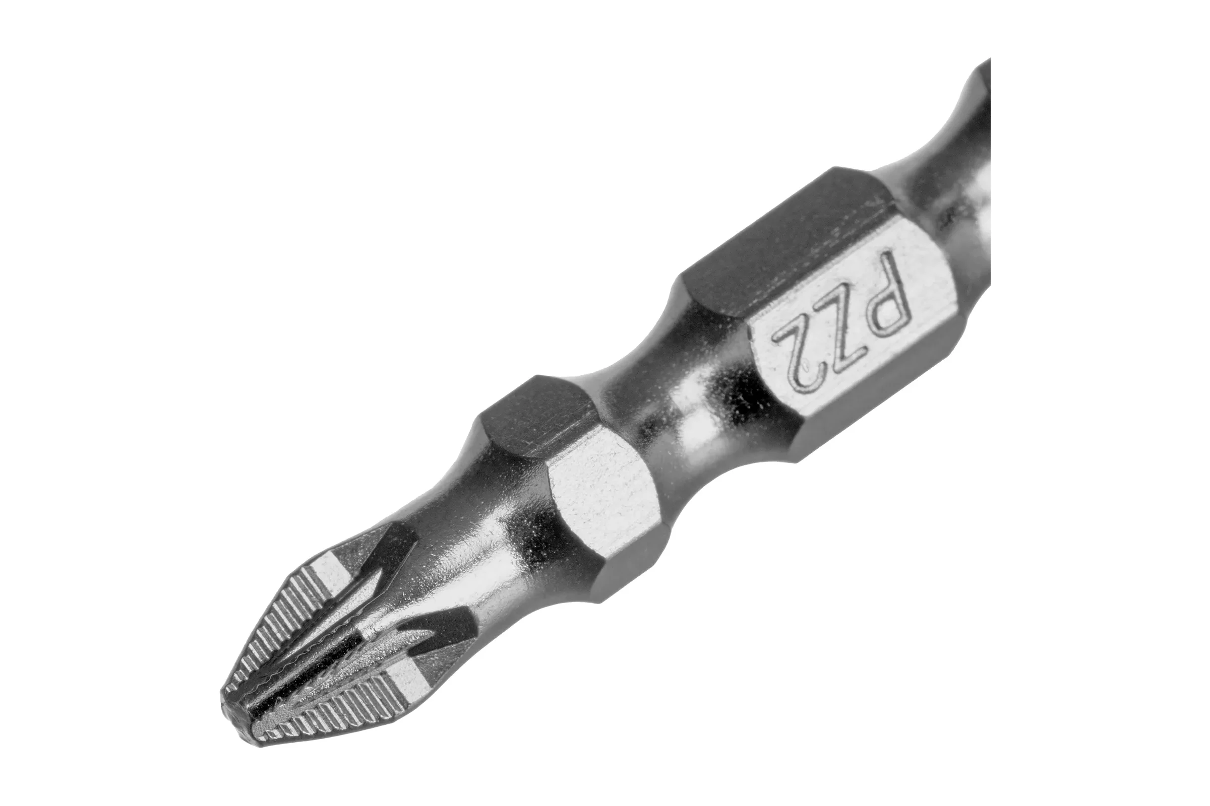 Бита GROSS двухсторонняя, PH2-PZ2, 45мм, сталь S2, 10 шт 112017