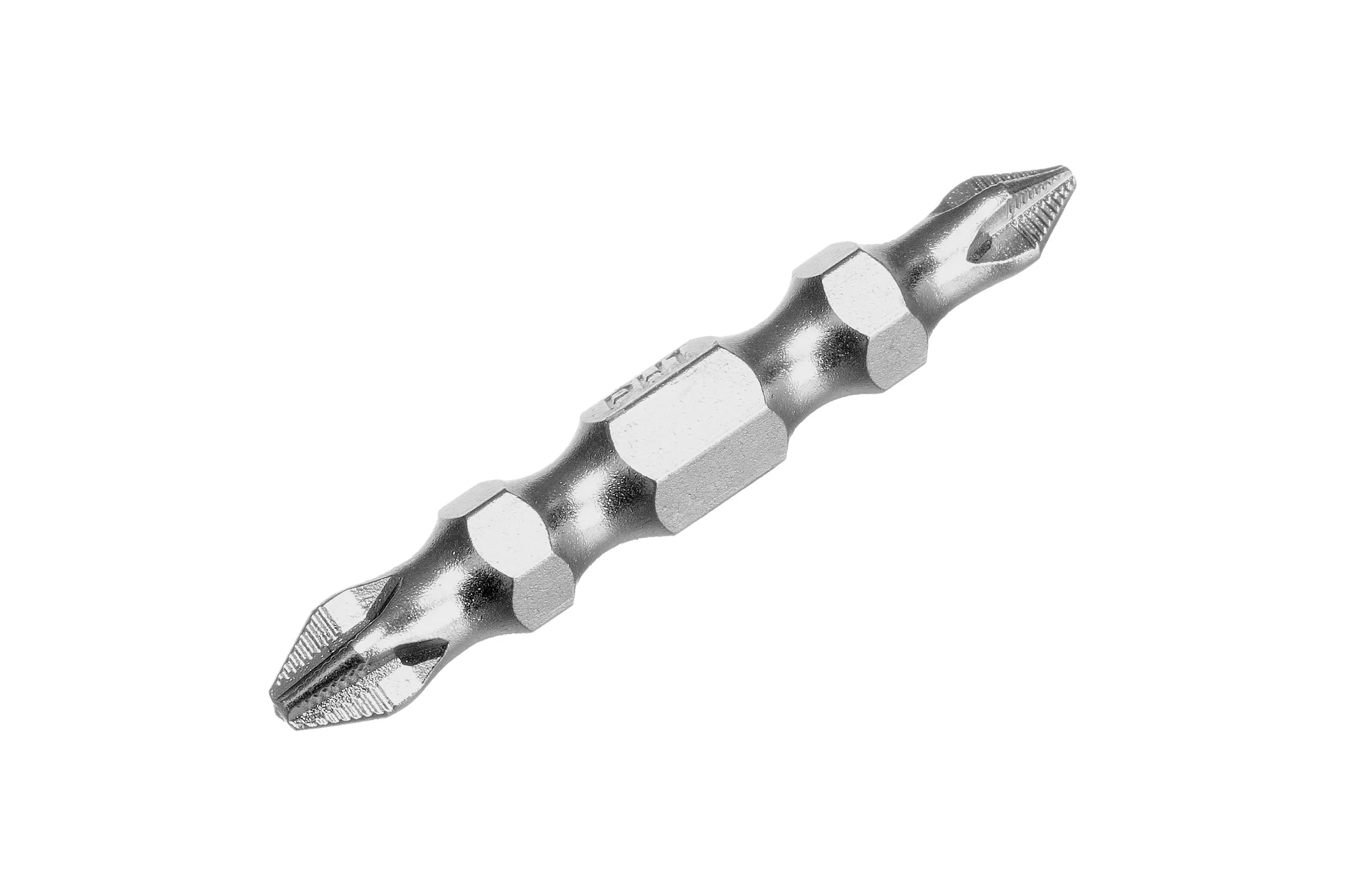 Бита GROSS двухсторонняя, PH2-PH1, 45мм, сталь S2, 10 шт 112011