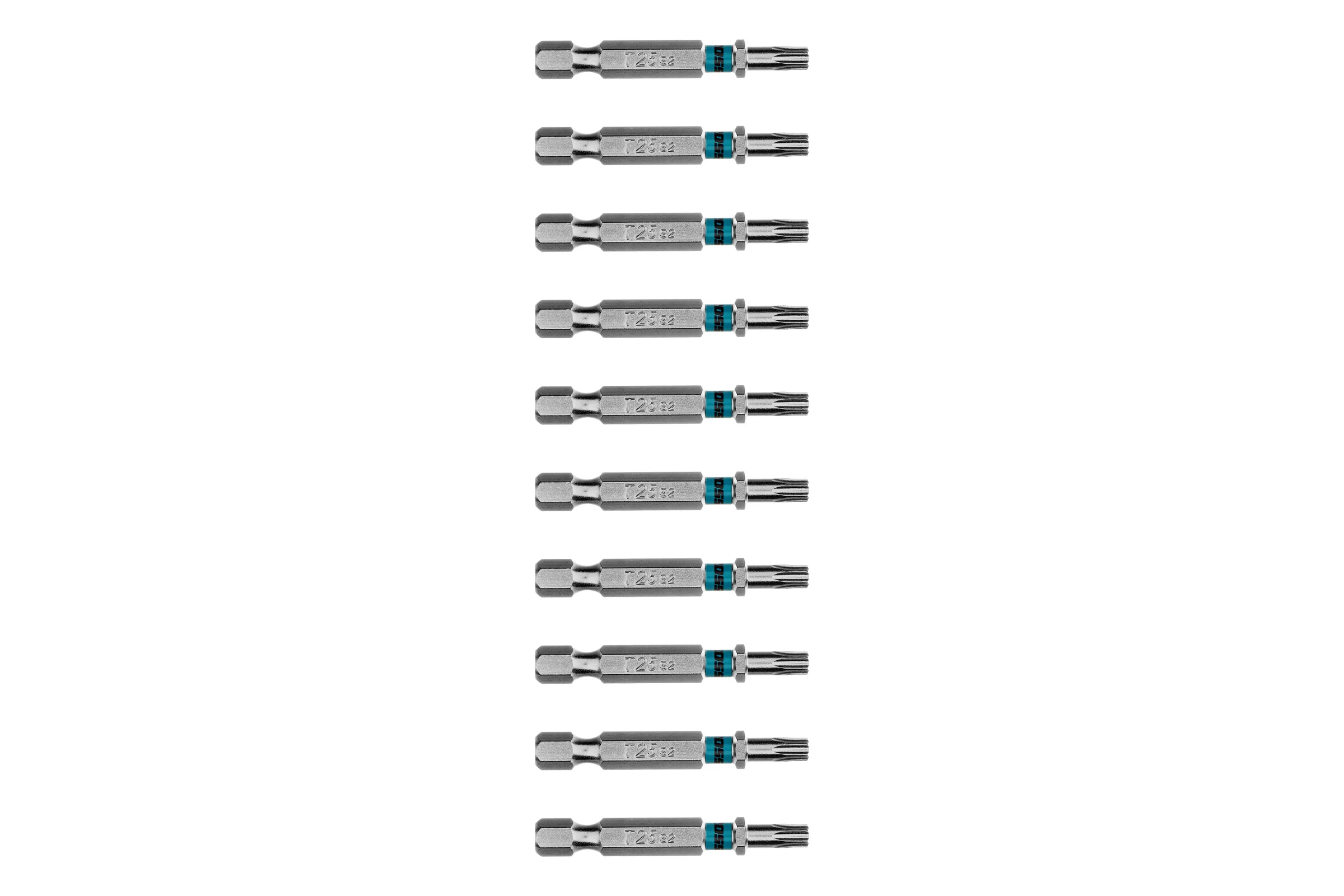 Бита GROSS Torx 25, 50мм, сталь S2, шестигр., 10 шт 114071