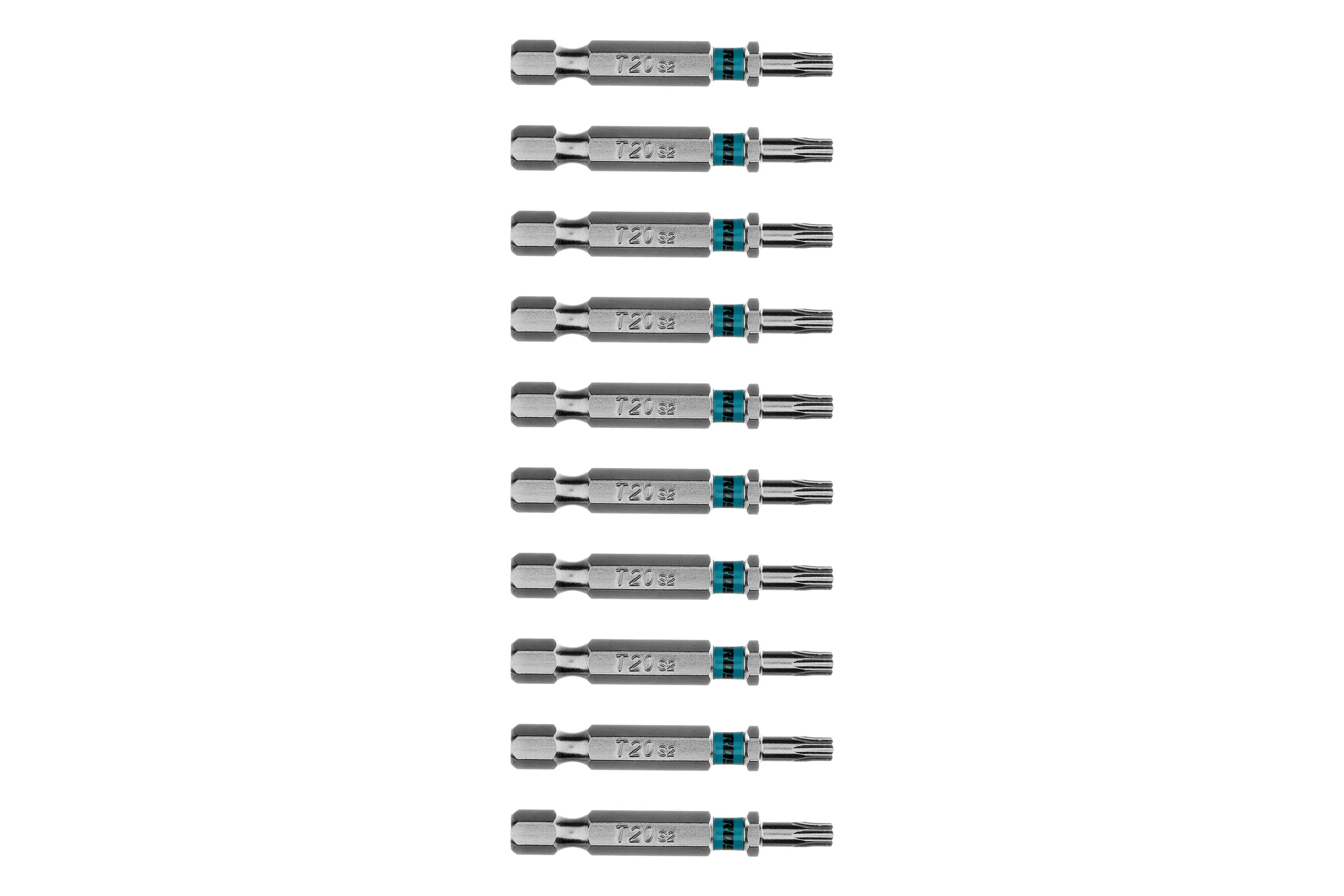Бита GROSS Torx 20, 50мм, сталь S2, шестигр., 10 шт 114070